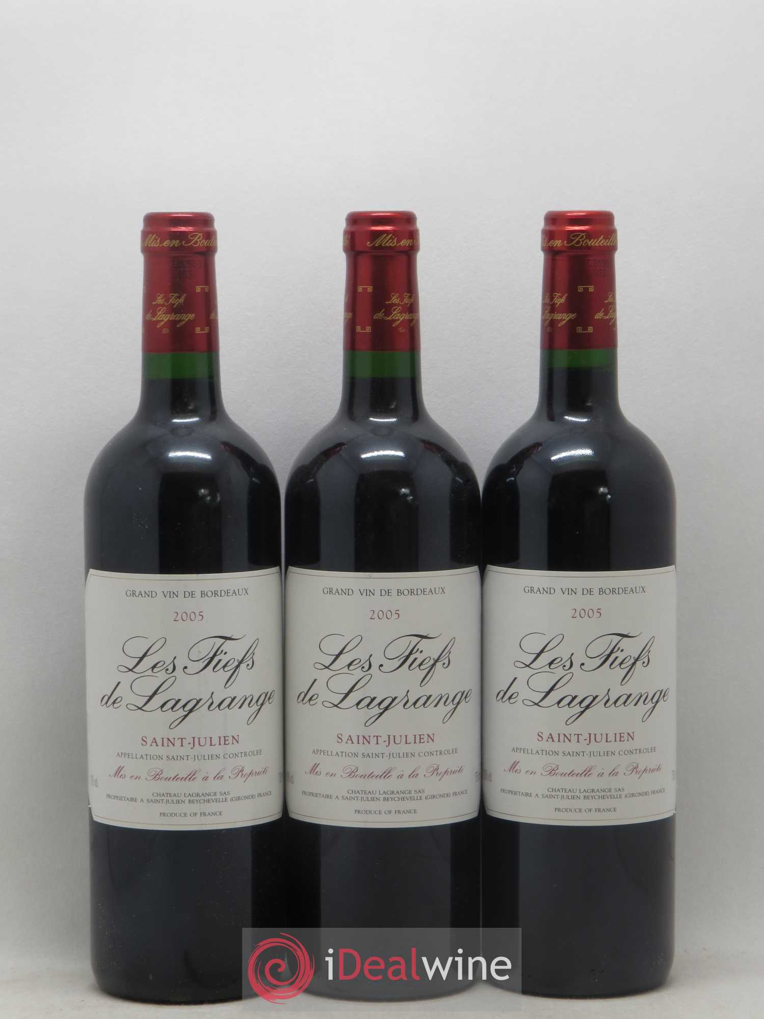 Les Fiefs de Lagrange Second Vin 2005 - Lot de 6 bouteilles - 1