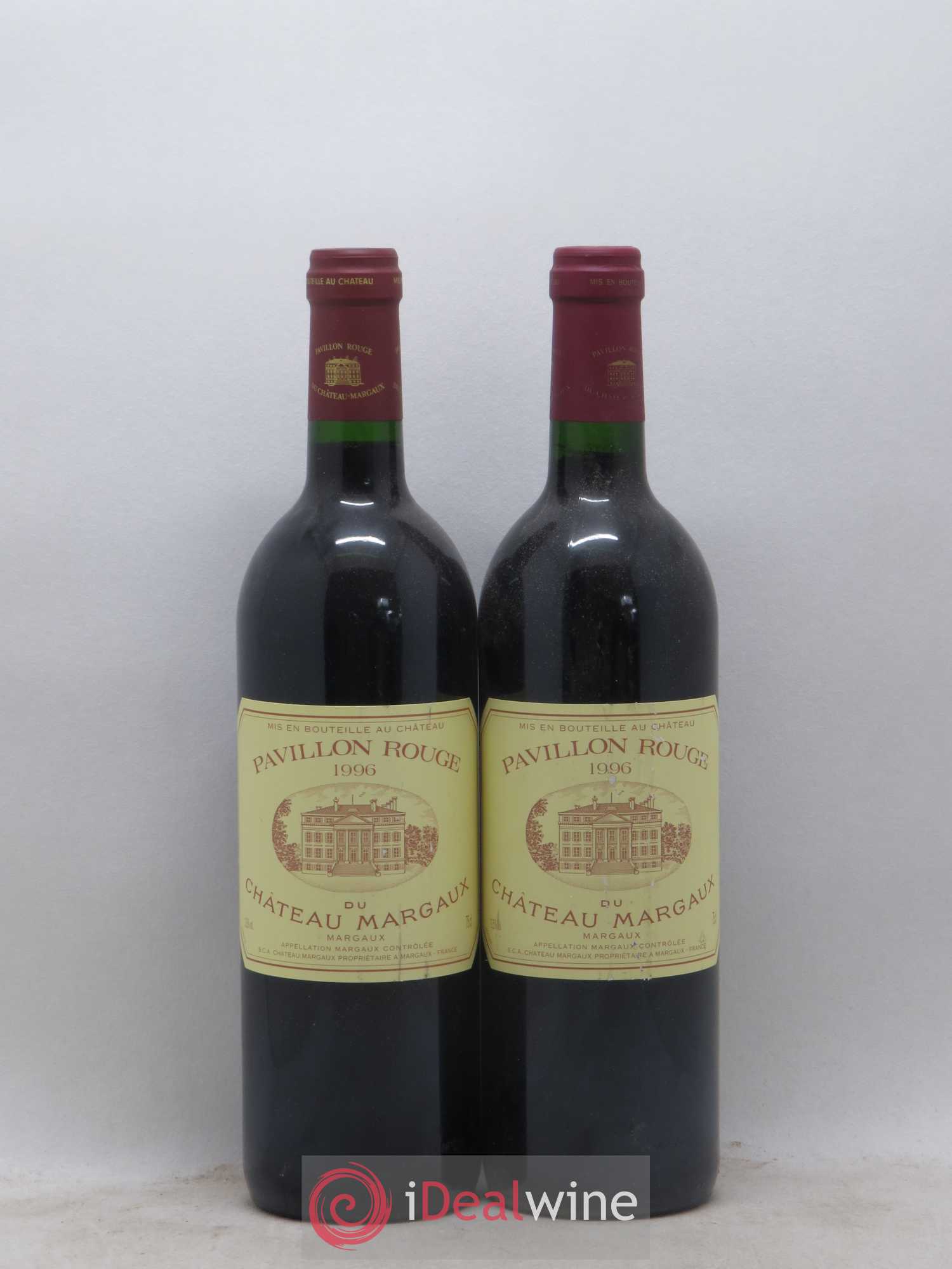 Pavillon Rouge du Château Margaux Second Vin 1996 - Lot de 2 bouteilles - 0