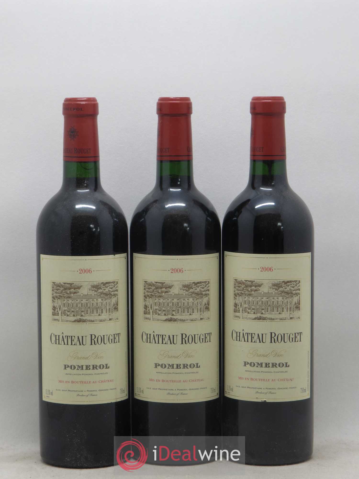 Château Rouget 2006 - Lot of 3 bottles - 0