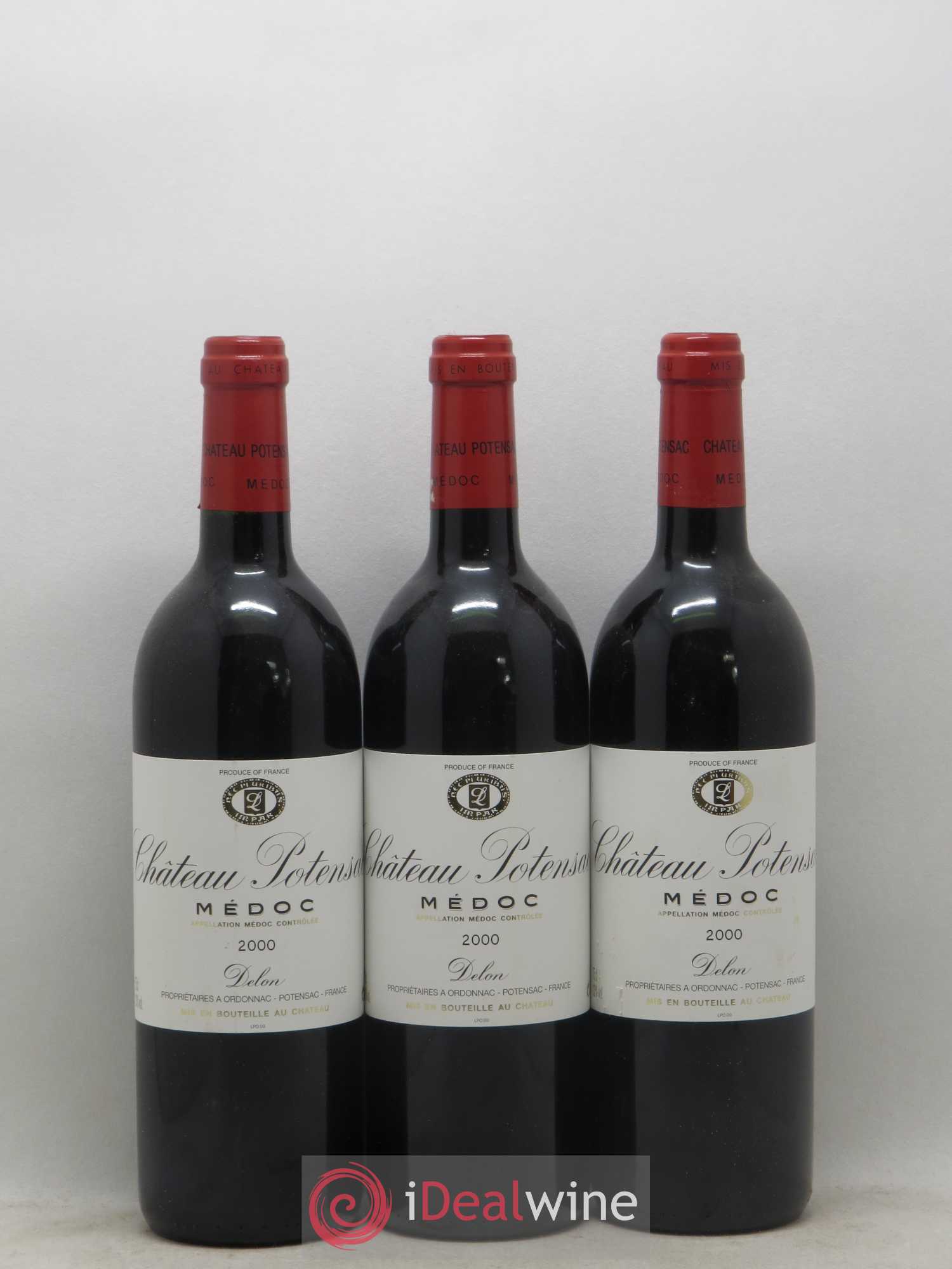 Château Potensac 2000 - Lot de 6 bouteilles - 1