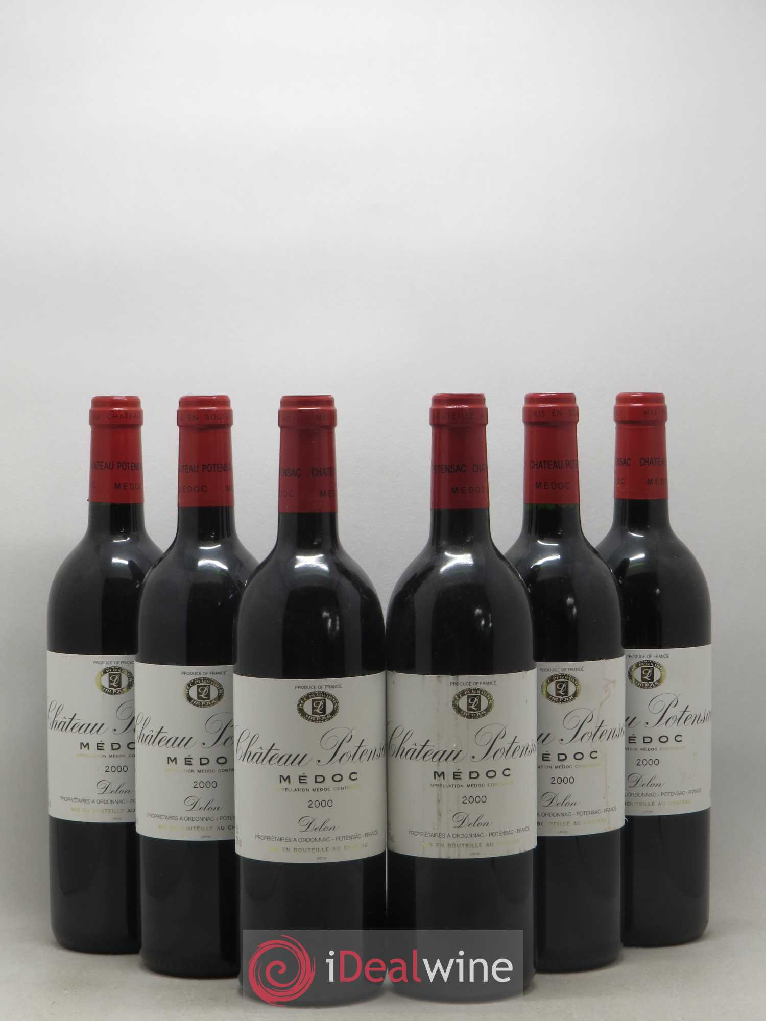 Château Potensac 2000 - Lot de 6 bouteilles - 0