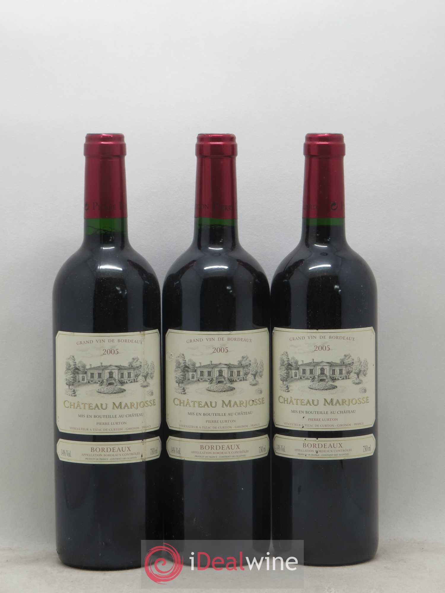 Château Marjosse 2005 - Lot de 6 bouteilles - 2