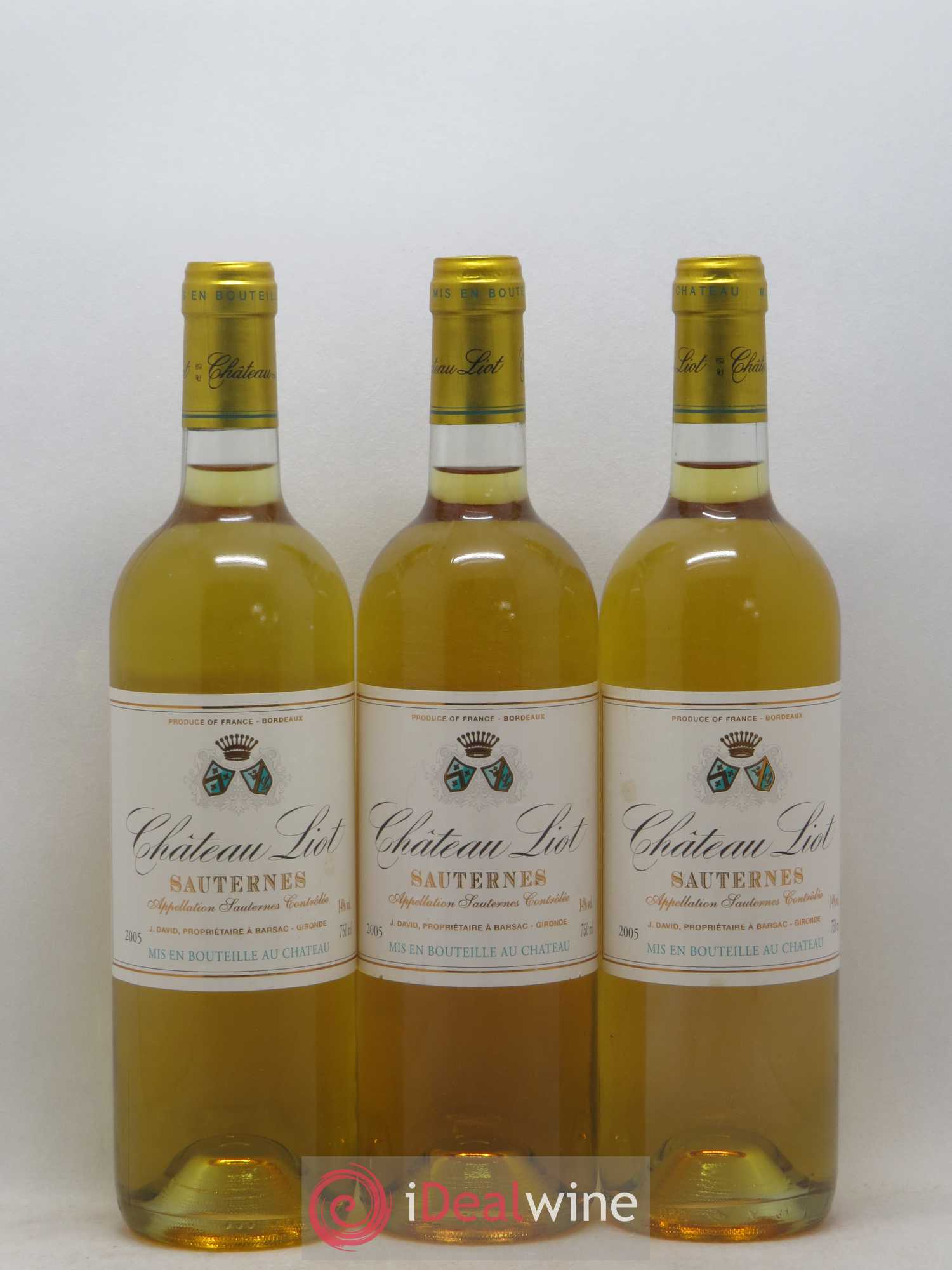 Château Liot 2005 - Lotto di 3 bottiglie - 0