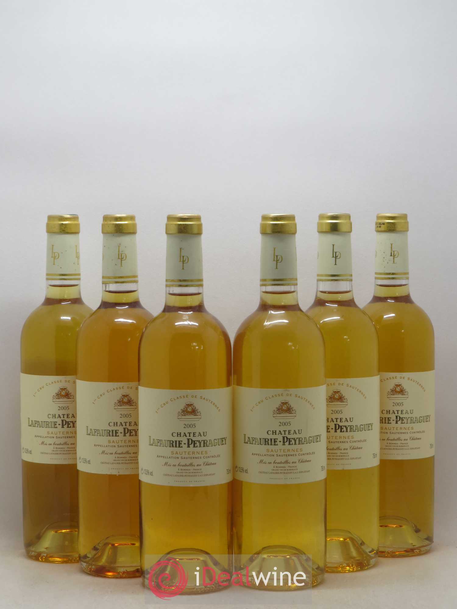 Château Lafaurie-Peyraguey 1er Grand Cru Classé 2005 - Lotto di 6 bottiglie - 0