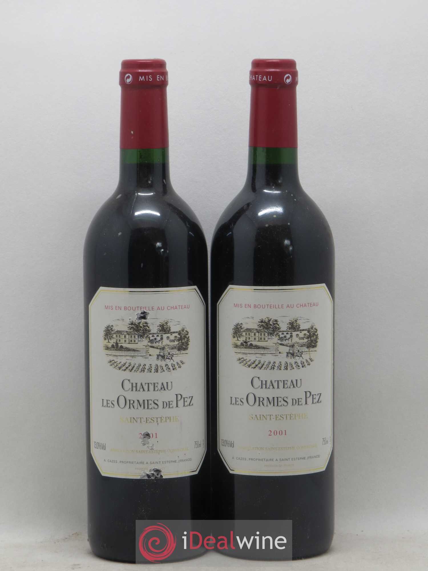 Château les Ormes de Pez 2001 - Lot de 2 bouteilles - 0
