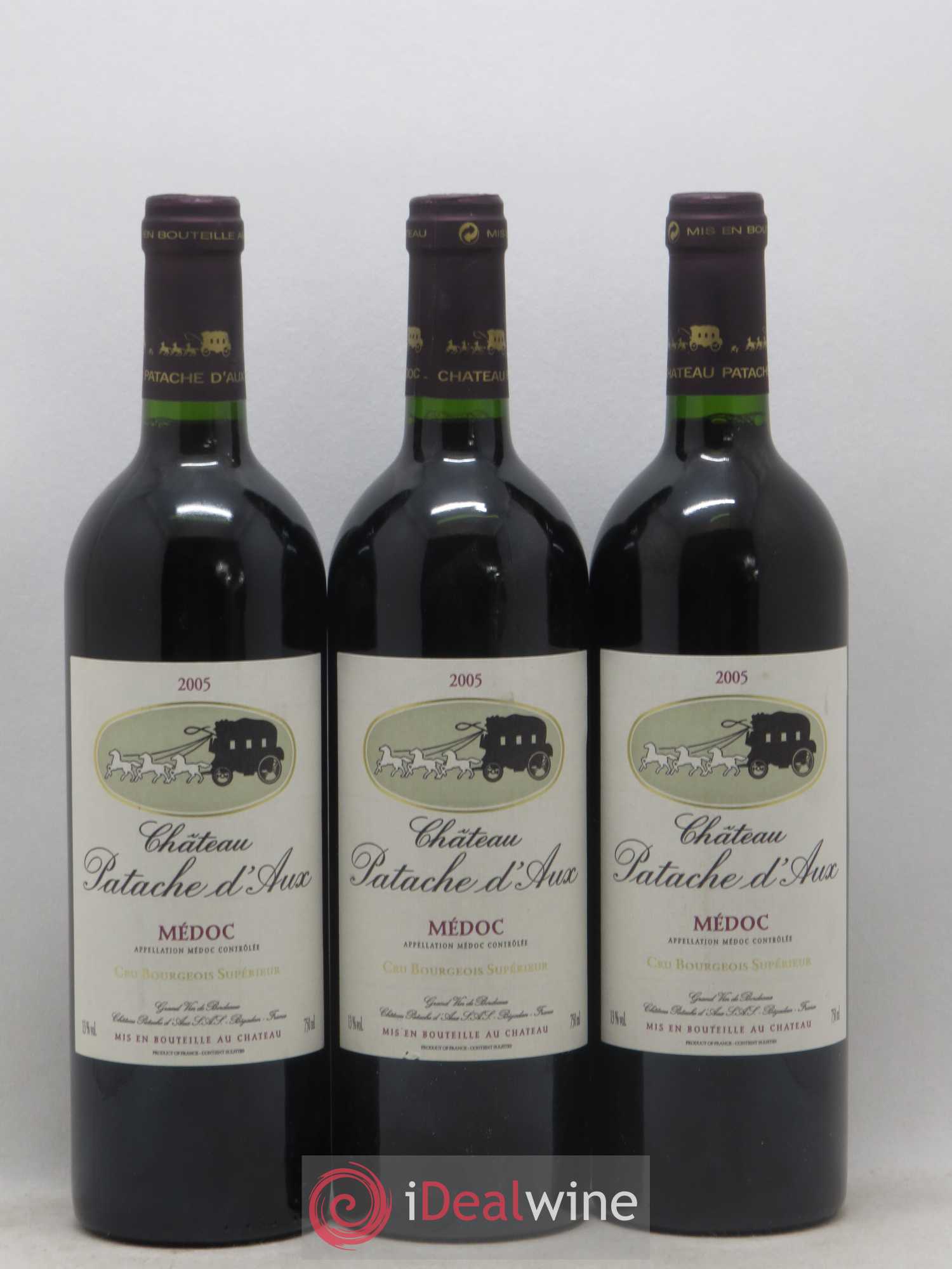 Château Patache d'Aux Cru Bourgeois 2005 - Lot de 6 bouteilles - 1