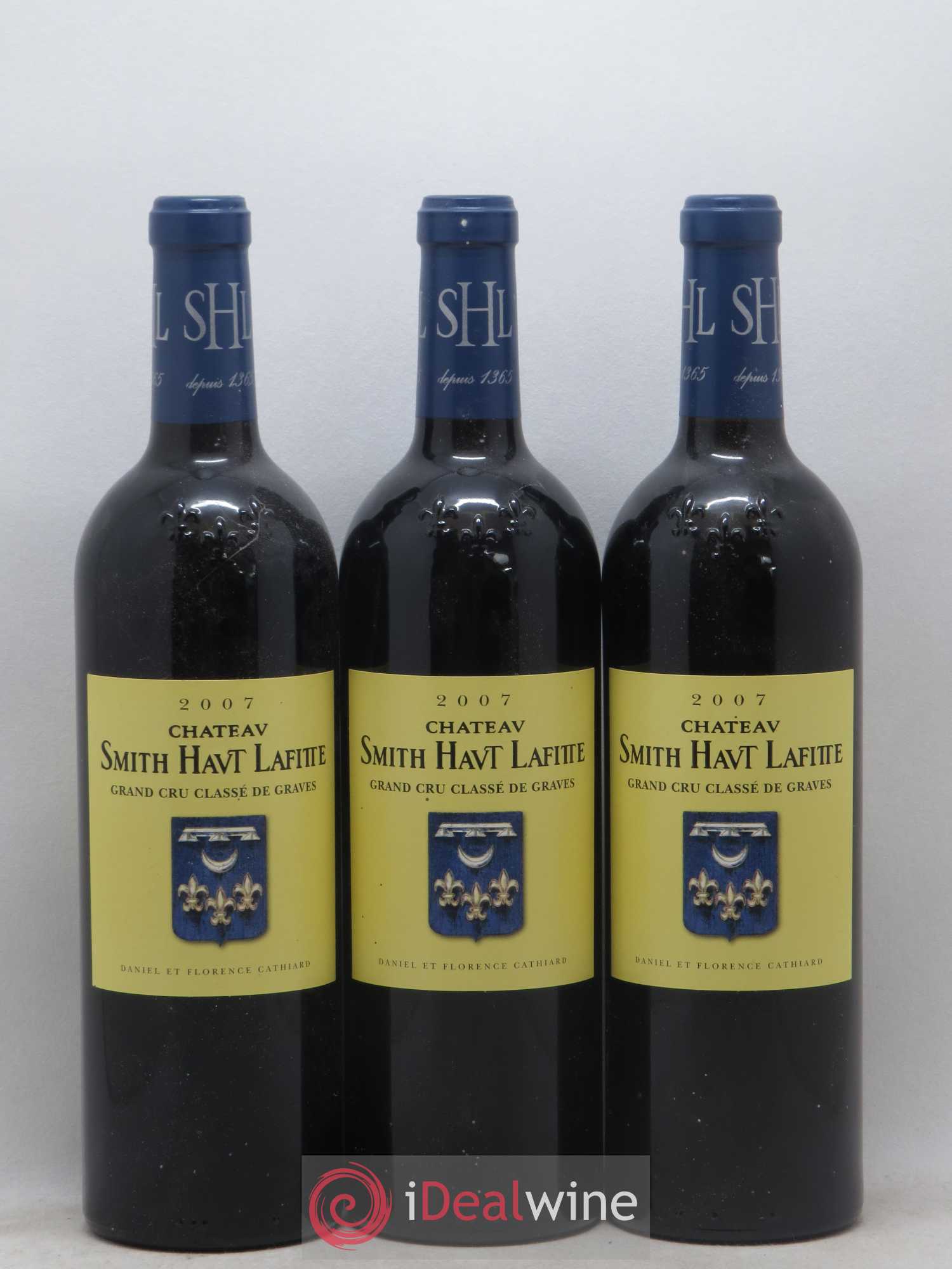 Château Smith Haut Lafitte Cru Classé de Graves 2007 - Lot de 3 bouteilles - 0