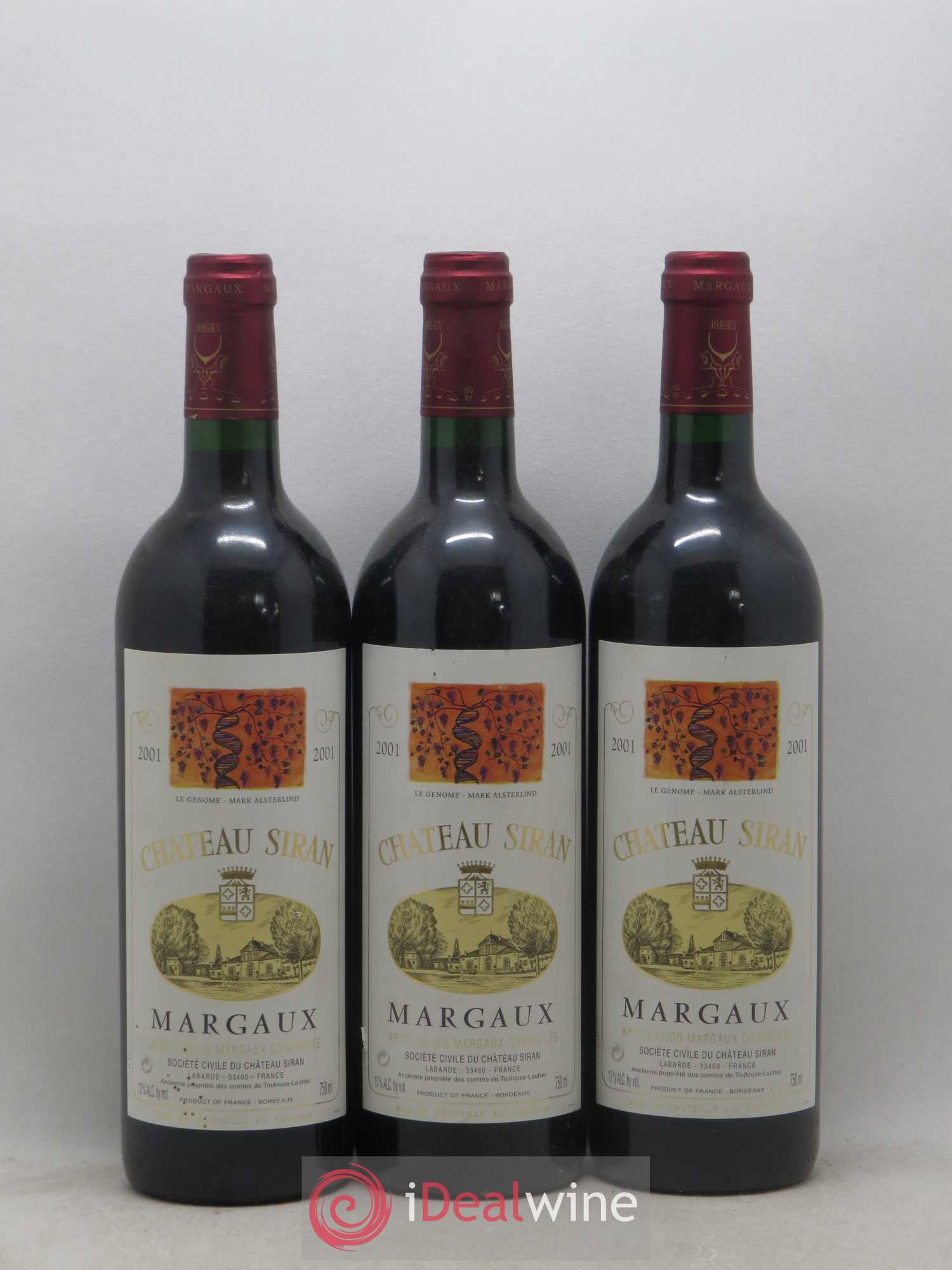 Château Siran 2001 - Lot de 6 bouteilles - 2