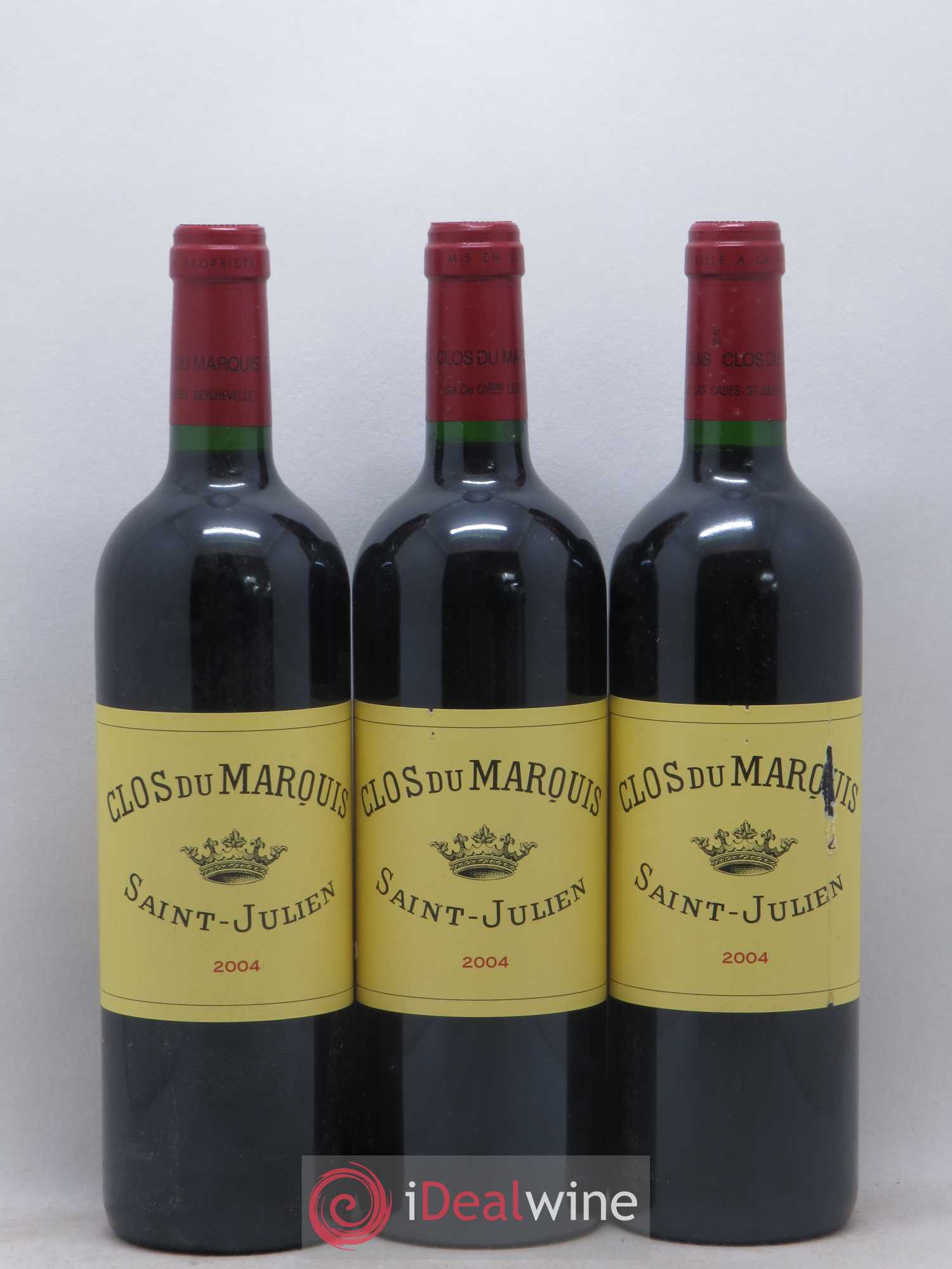 Clos du Marquis 2004 - Lot de 3 bouteilles - 0