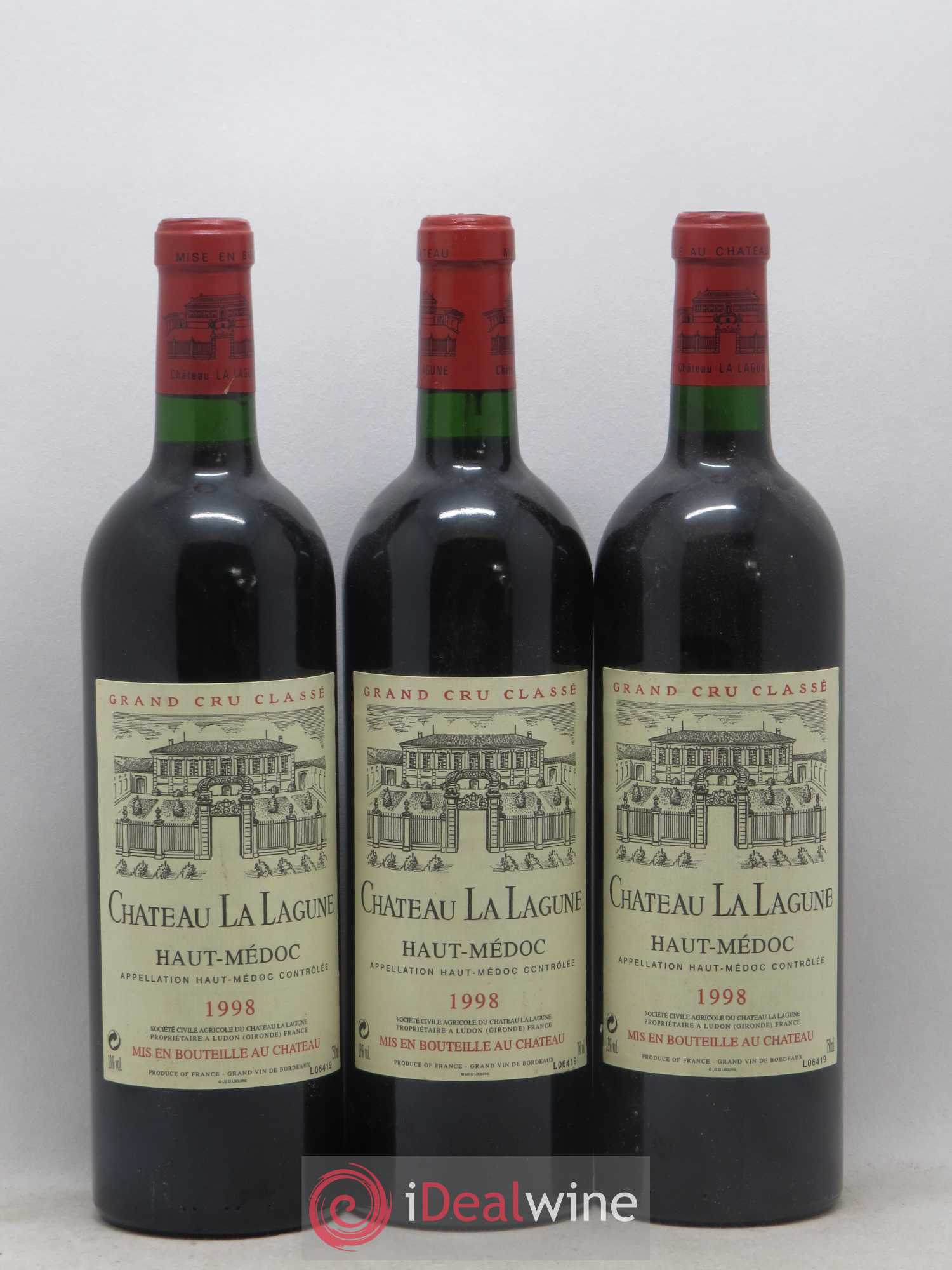 Château la Lagune 3ème Grand Cru Classé 1998 - Lot de 6 bouteilles - 2