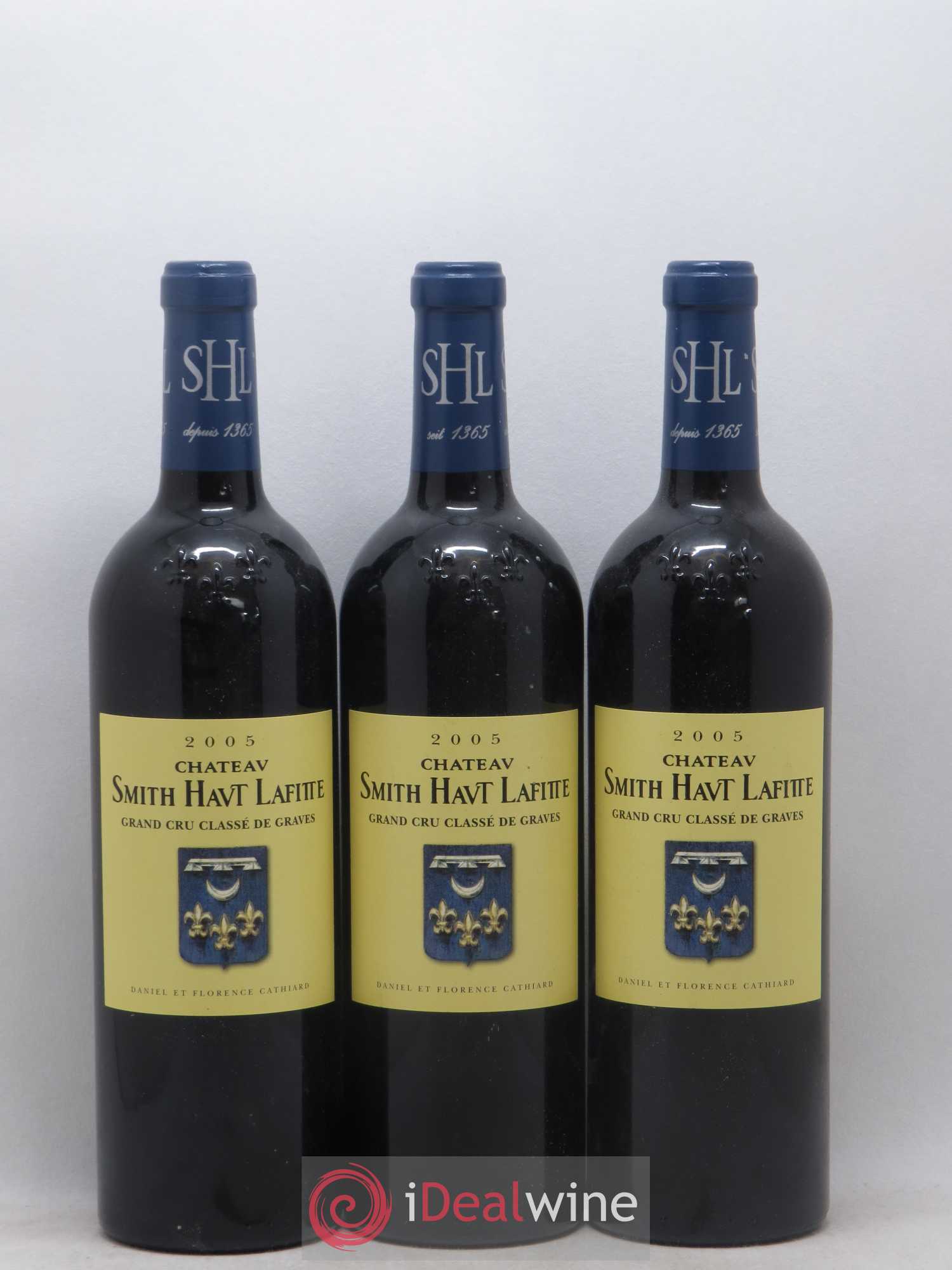 Château Smith Haut Lafitte Cru Classé de Graves 2005 - Lot de 3 bouteilles - 0