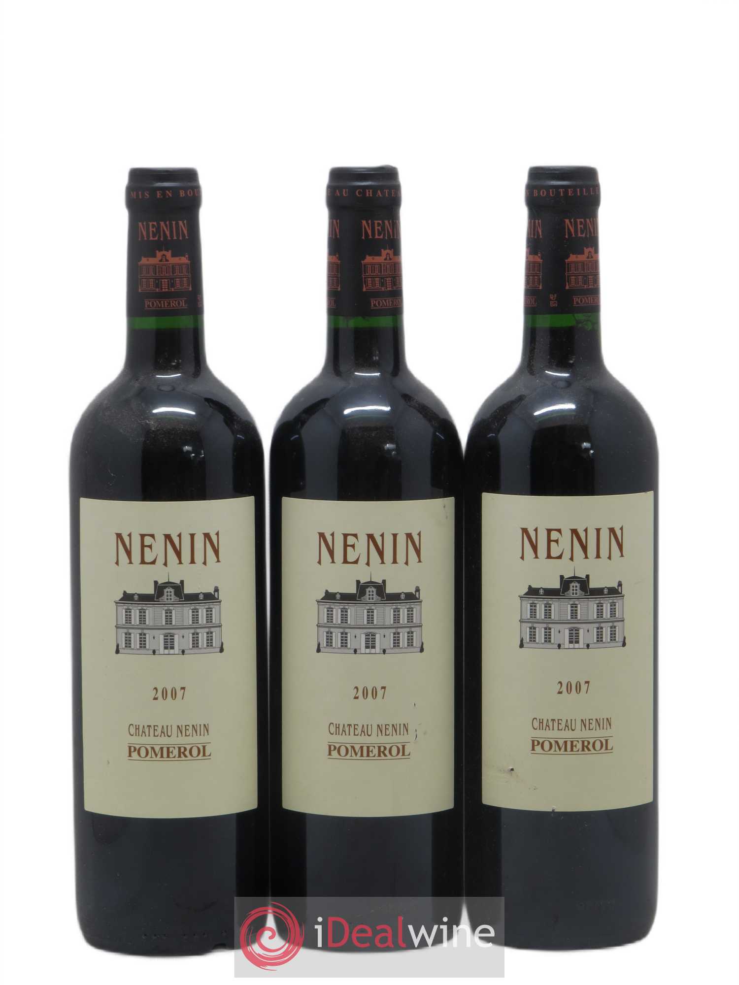 Château Nenin 2007 - Lot de 3 bouteilles - 0