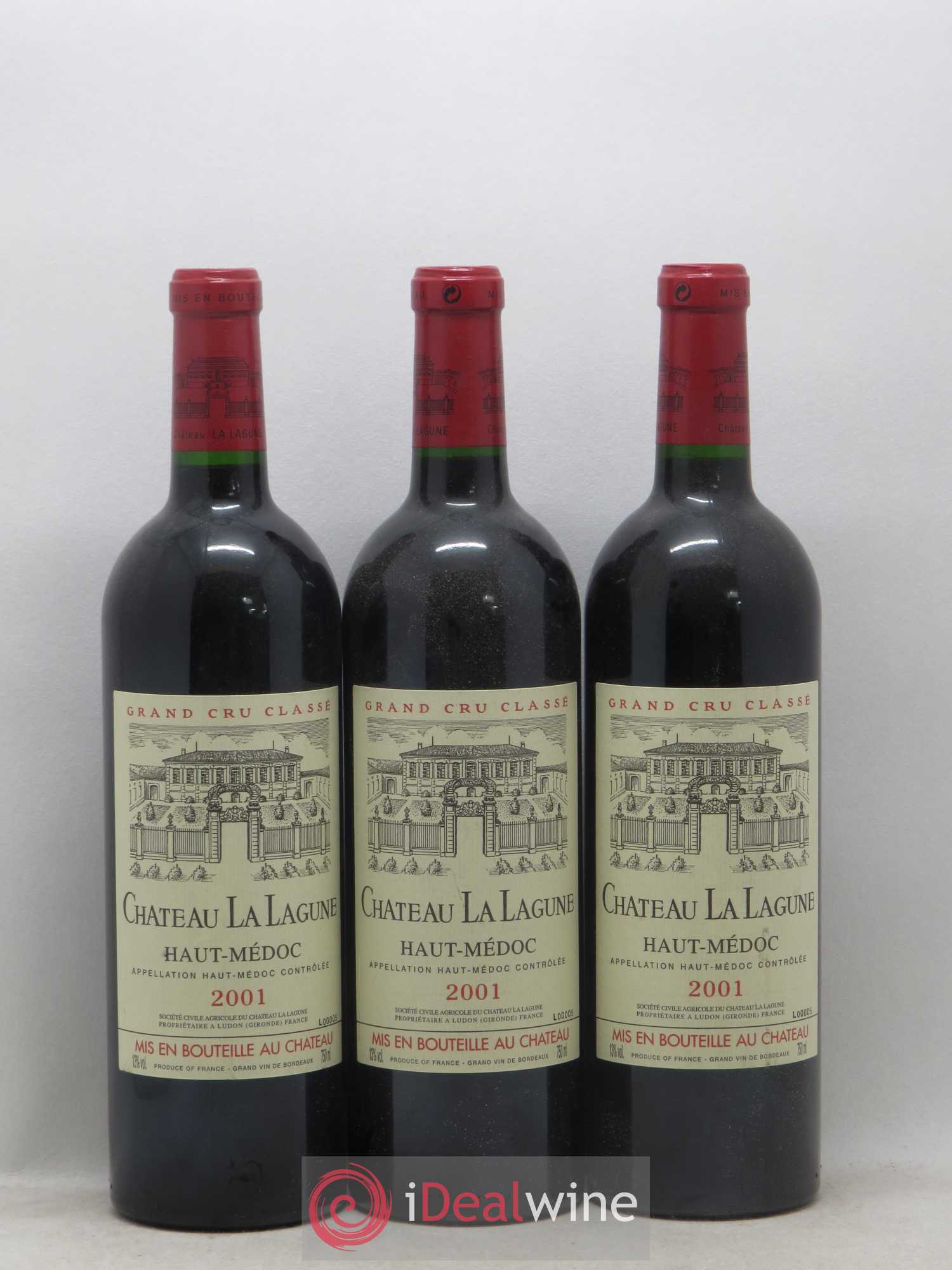 Château la Lagune 3ème Grand Cru Classé 2001 - Lot de 6 bouteilles - 1