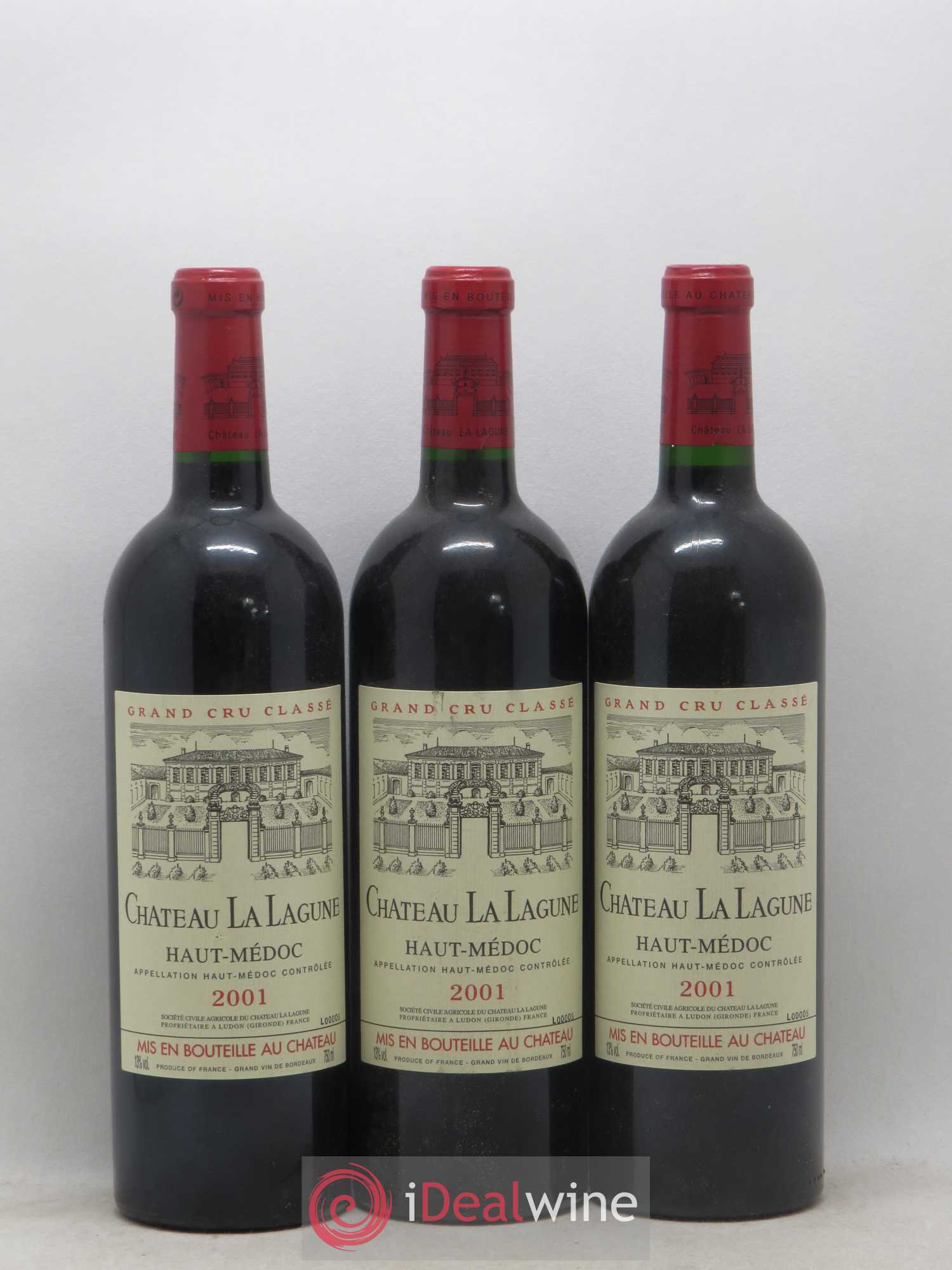 Château la Lagune 3ème Grand Cru Classé 2001 - Lot de 6 bouteilles - 2