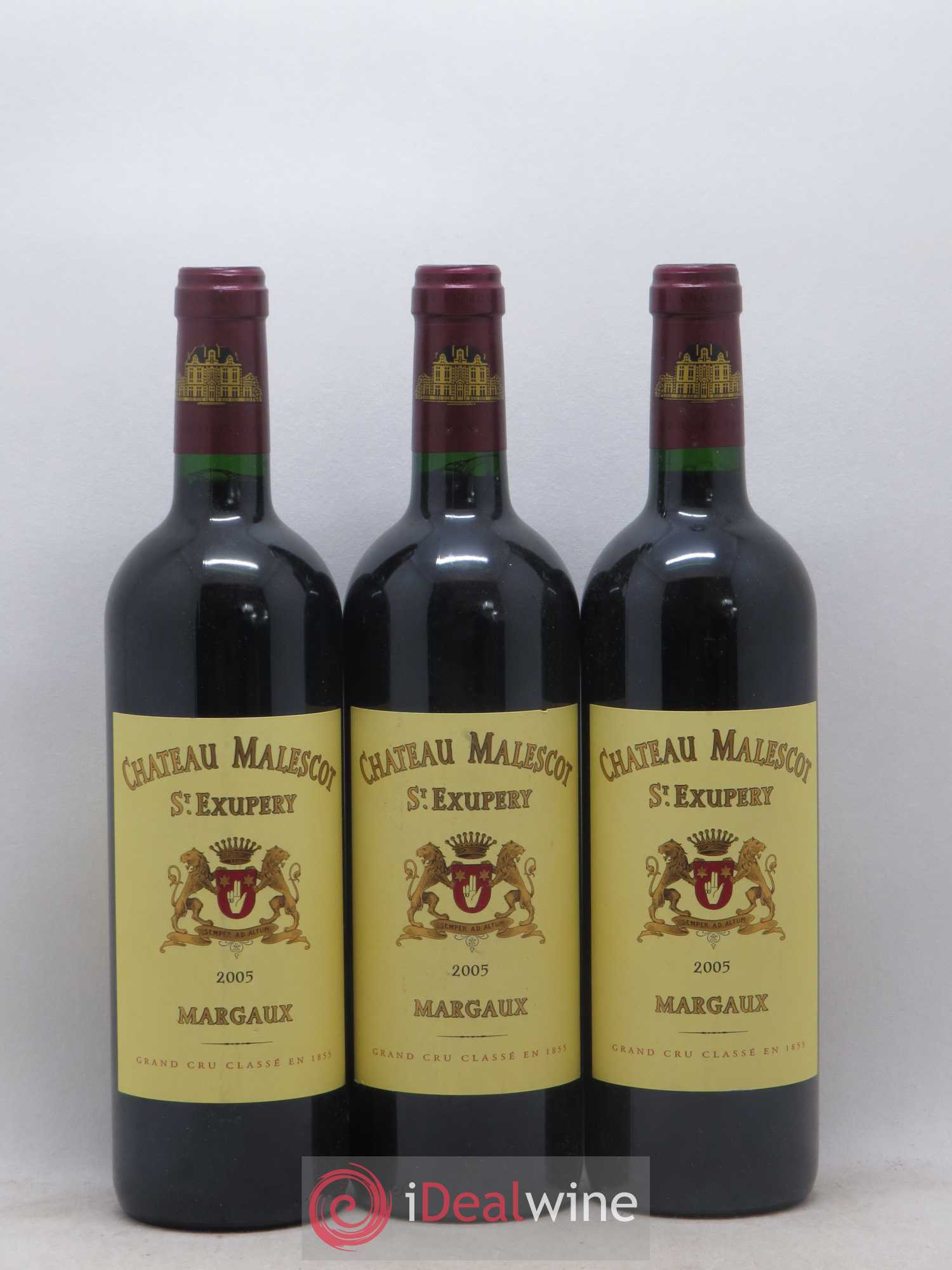 Château Malescot Saint-Exupéry 3ème Grand Cru Classé 2005 - Lot de 3 bouteilles - 0
