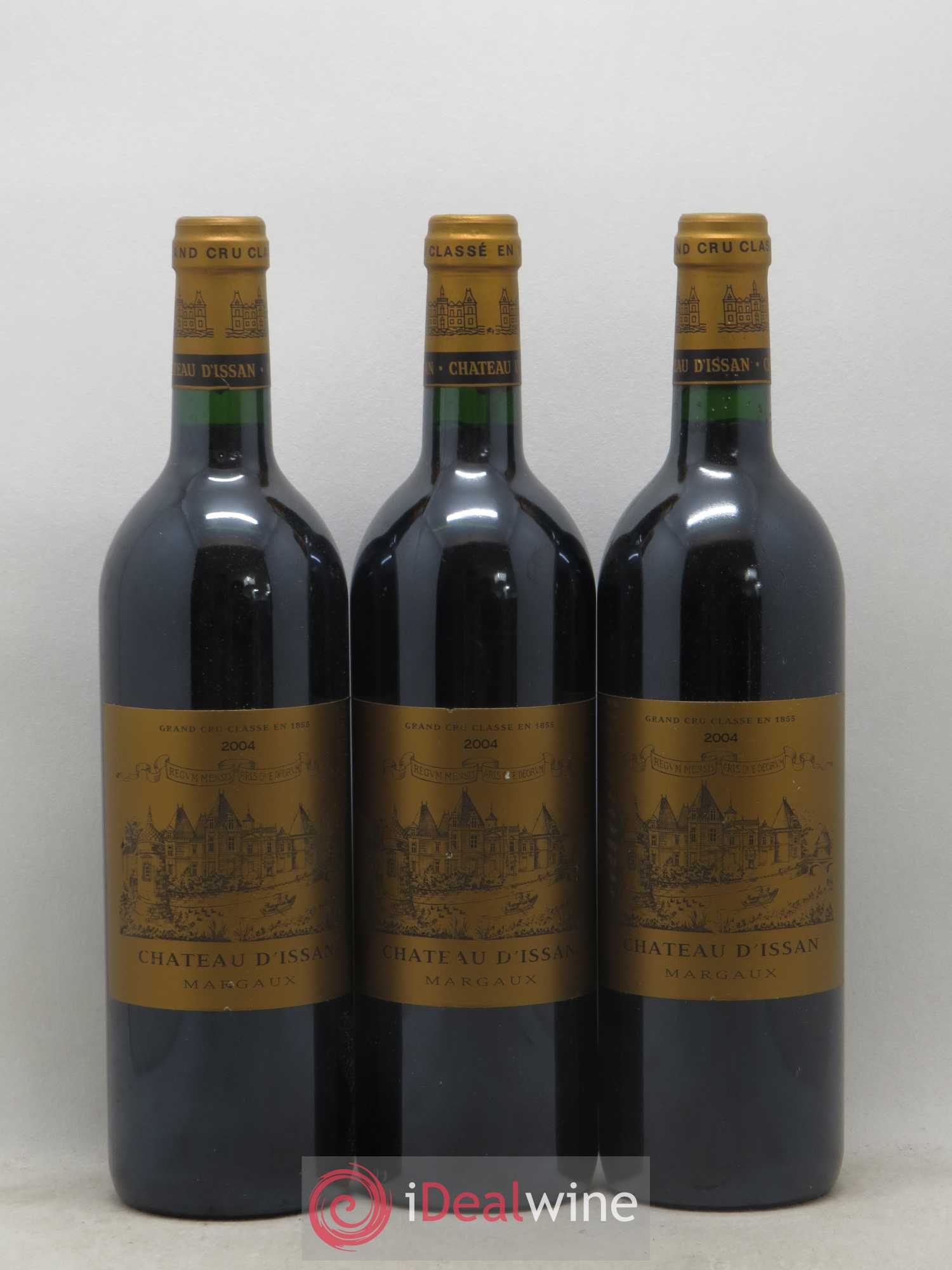 Château d'Issan 3ème Grand Cru Classé 2004 - Lot de 3 bouteilles - 0