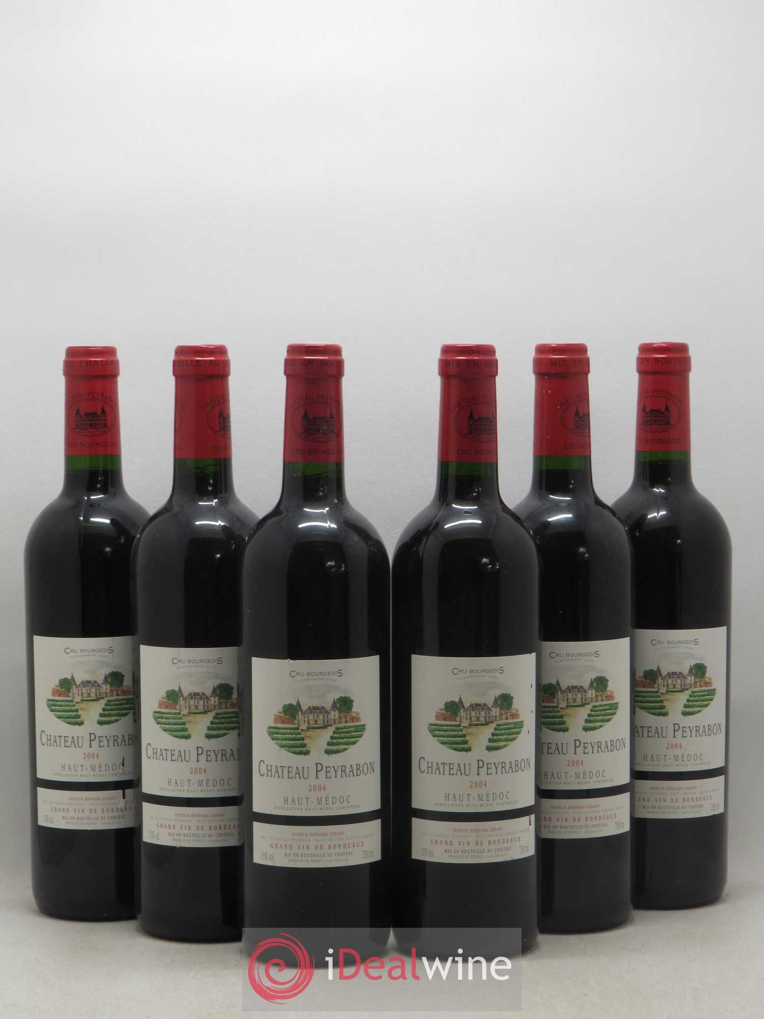 Château Peyrabon Cru Bourgeois 2004 - Lot de 6 bouteilles - 0