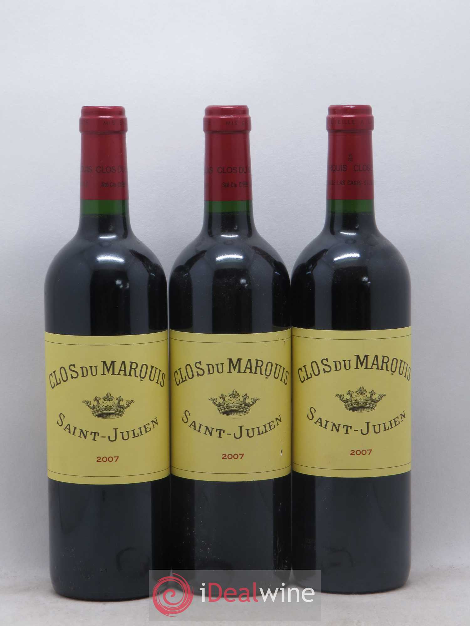Clos du Marquis 2007 - Lot de 3 bouteilles - 0