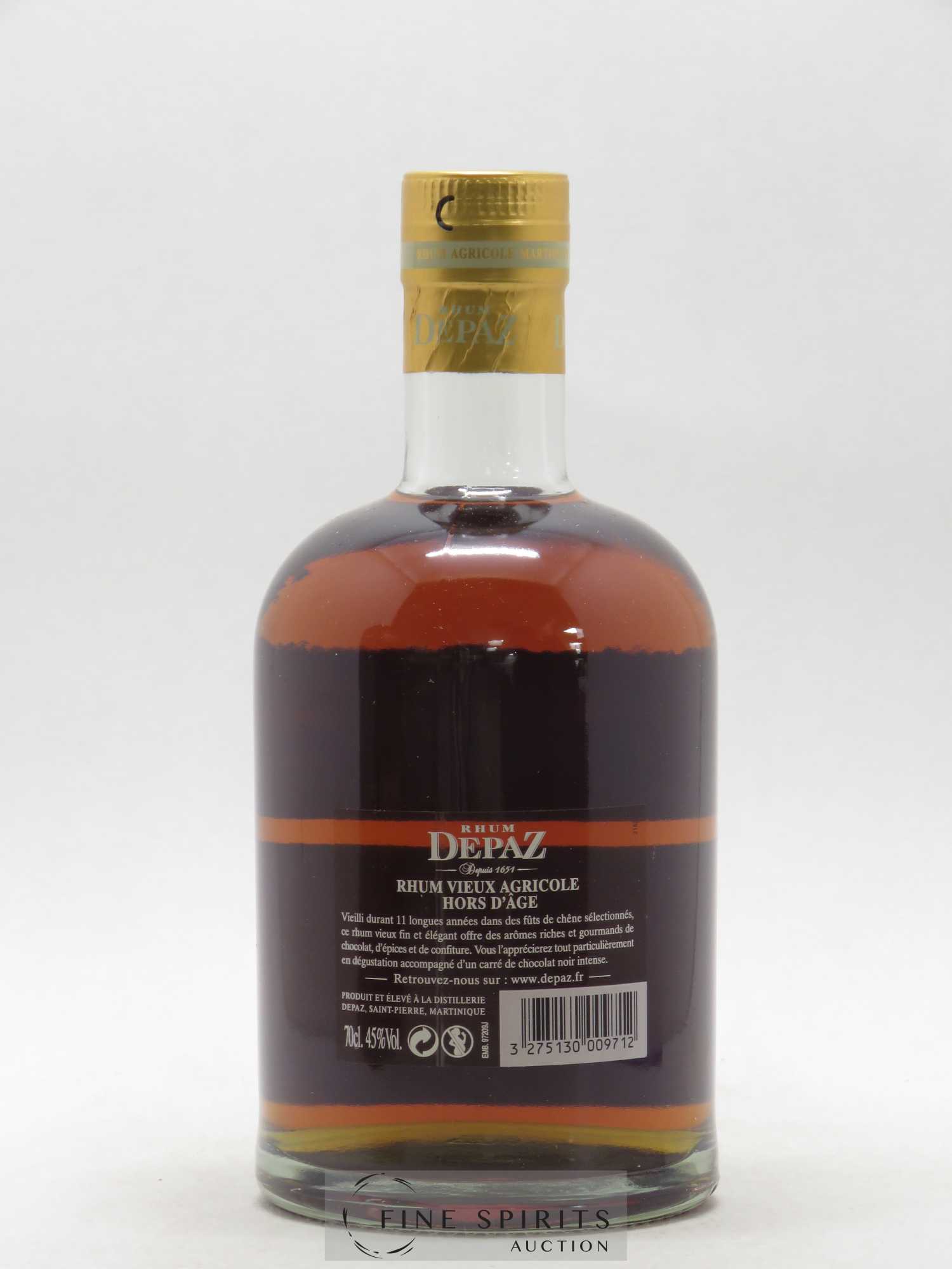 Depaz 2003 Of. Single Cask n° 1001 - One of 670 - bottled 2017 Hors d'Âge (senza prezzo di riserva) - Lotto di 1 bottiglia - 2