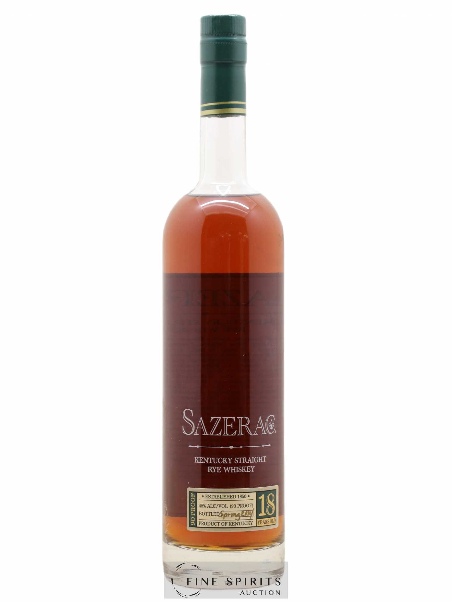 Sazerac 18 years Of. Antique Collection bottled Spring 2014 - Posten von 1 Flasche - 0