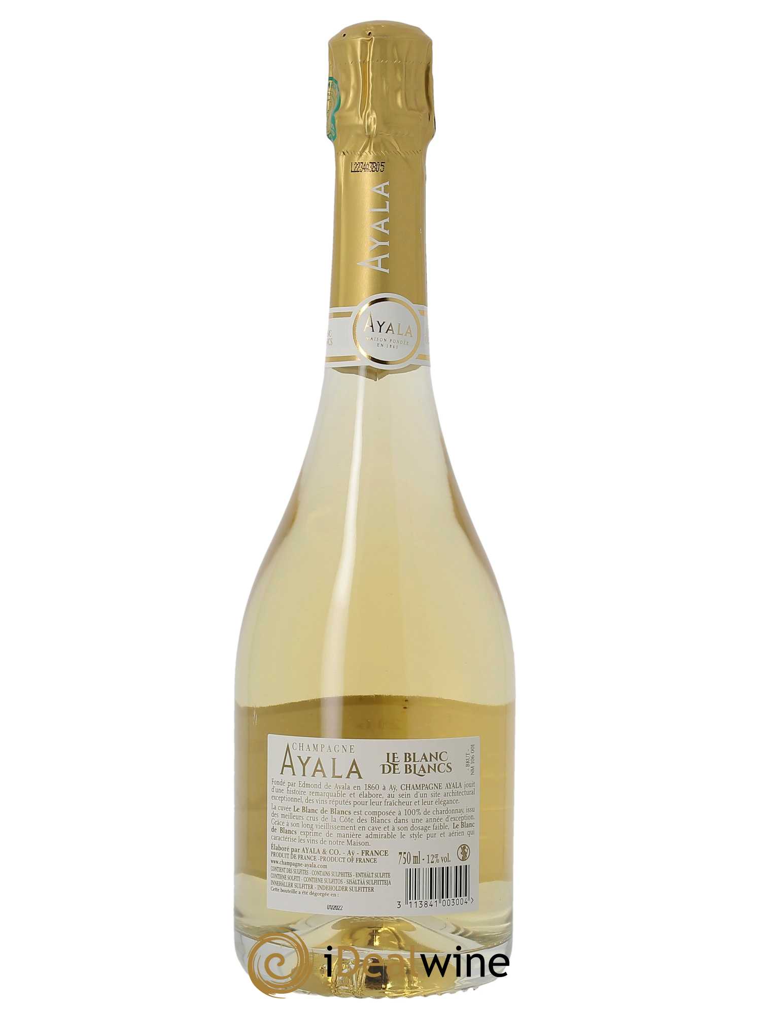 Blanc de Blancs Extra-Brut Ayala 2016 - Lot de 1 bouteille - 2