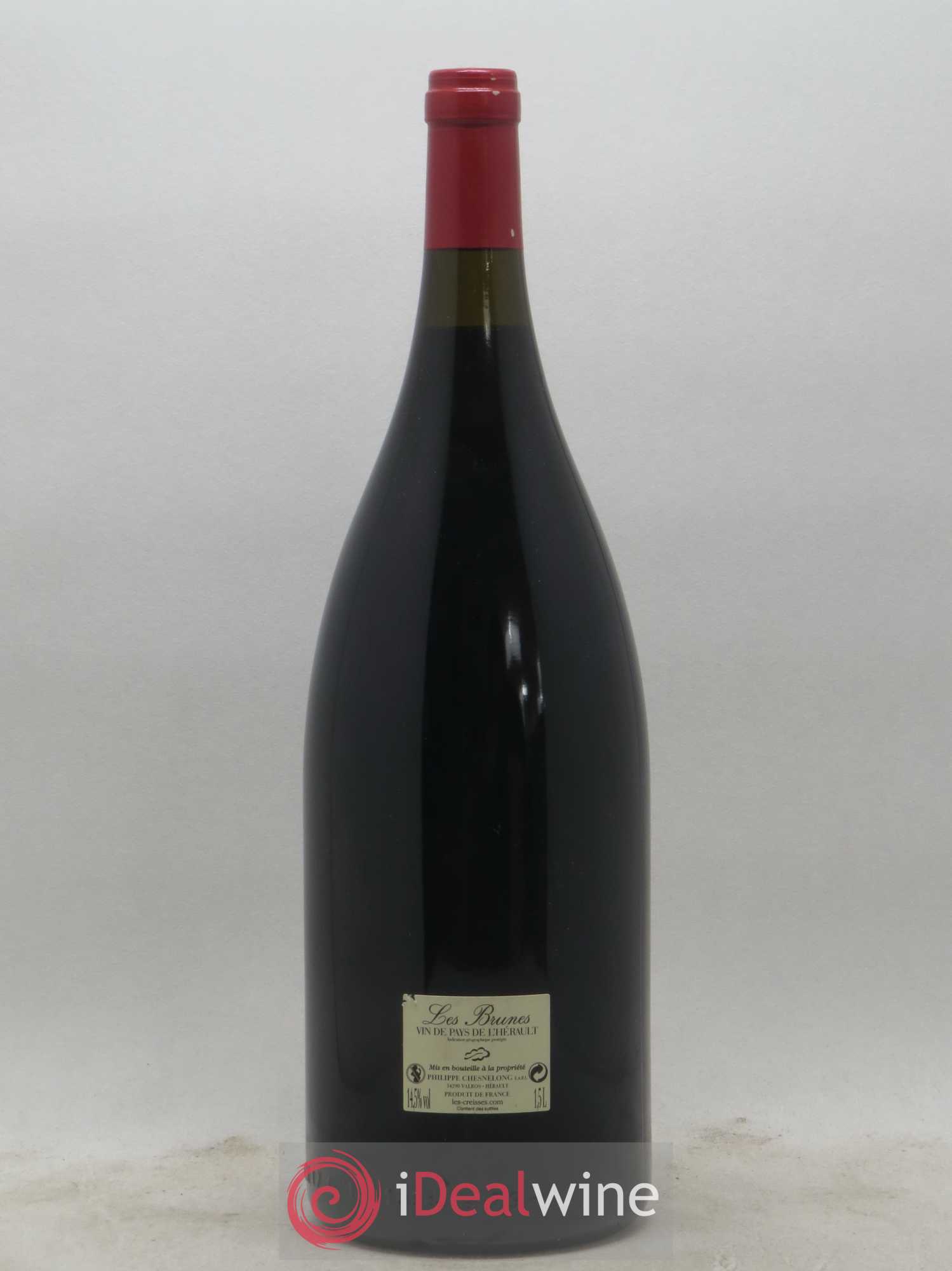Pays d'Hérault Les Brunes Domaine Les Creisses 2015 - Posten von 1 Magnum - 1