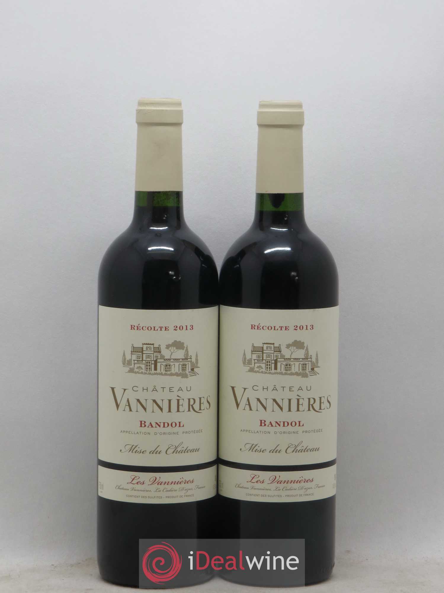 Bandol Château Vannières Éric et Charles-Éric Boisseaux 2013 - Lot de 2 bouteilles - 0