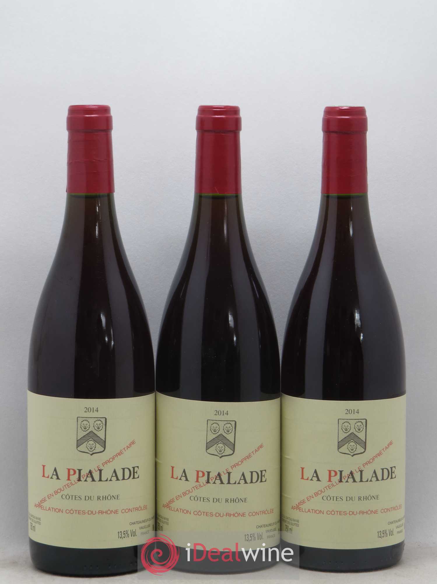 Côtes-du-Rhône La Pialade Emmanuel Reynaud 2014 - Lot de 3 bouteilles - 0