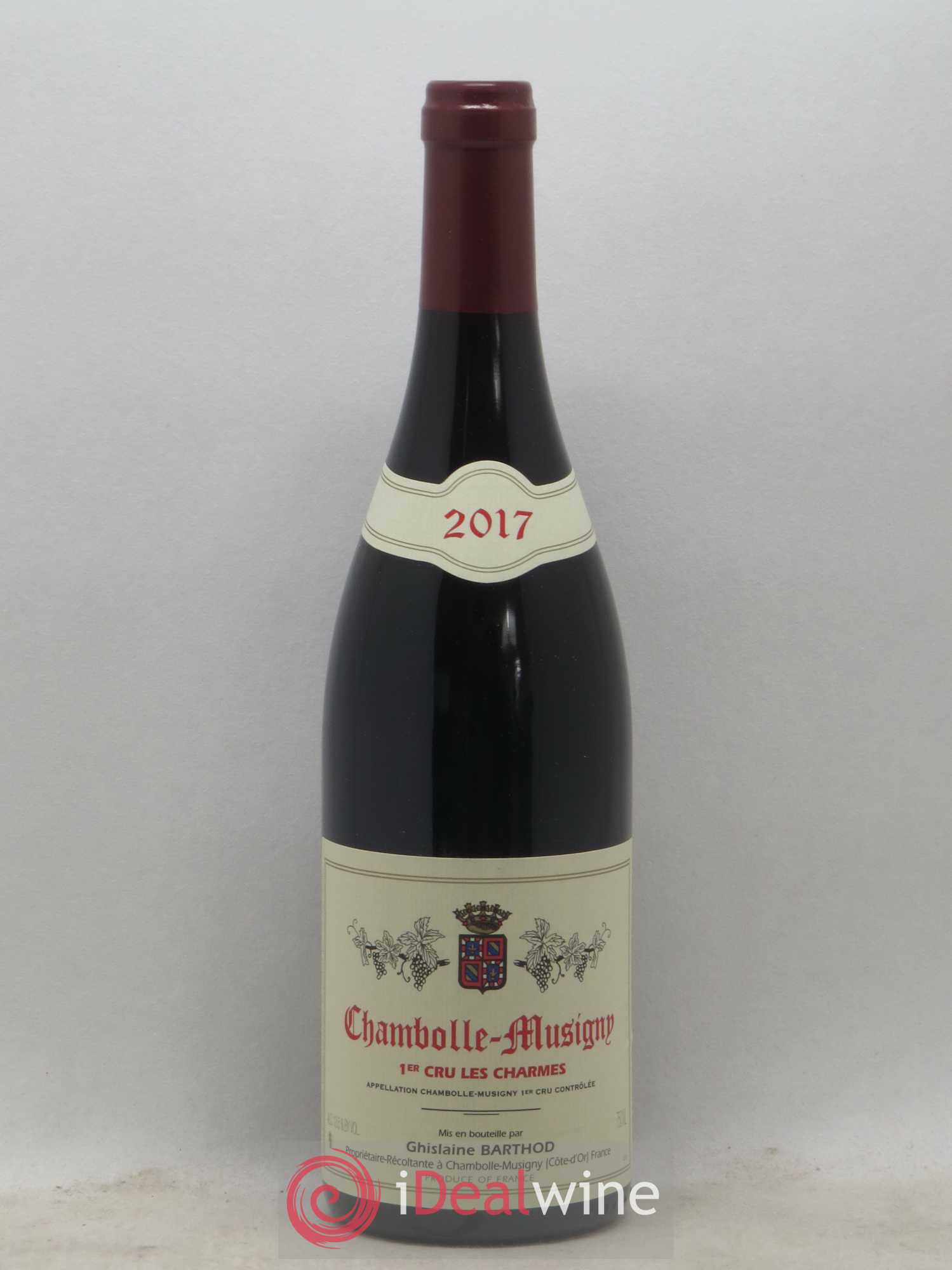 Chambolle-Musigny 1er Cru Les Charmes Ghislaine Barthod 2017 - Lot de 1 bouteille - 0