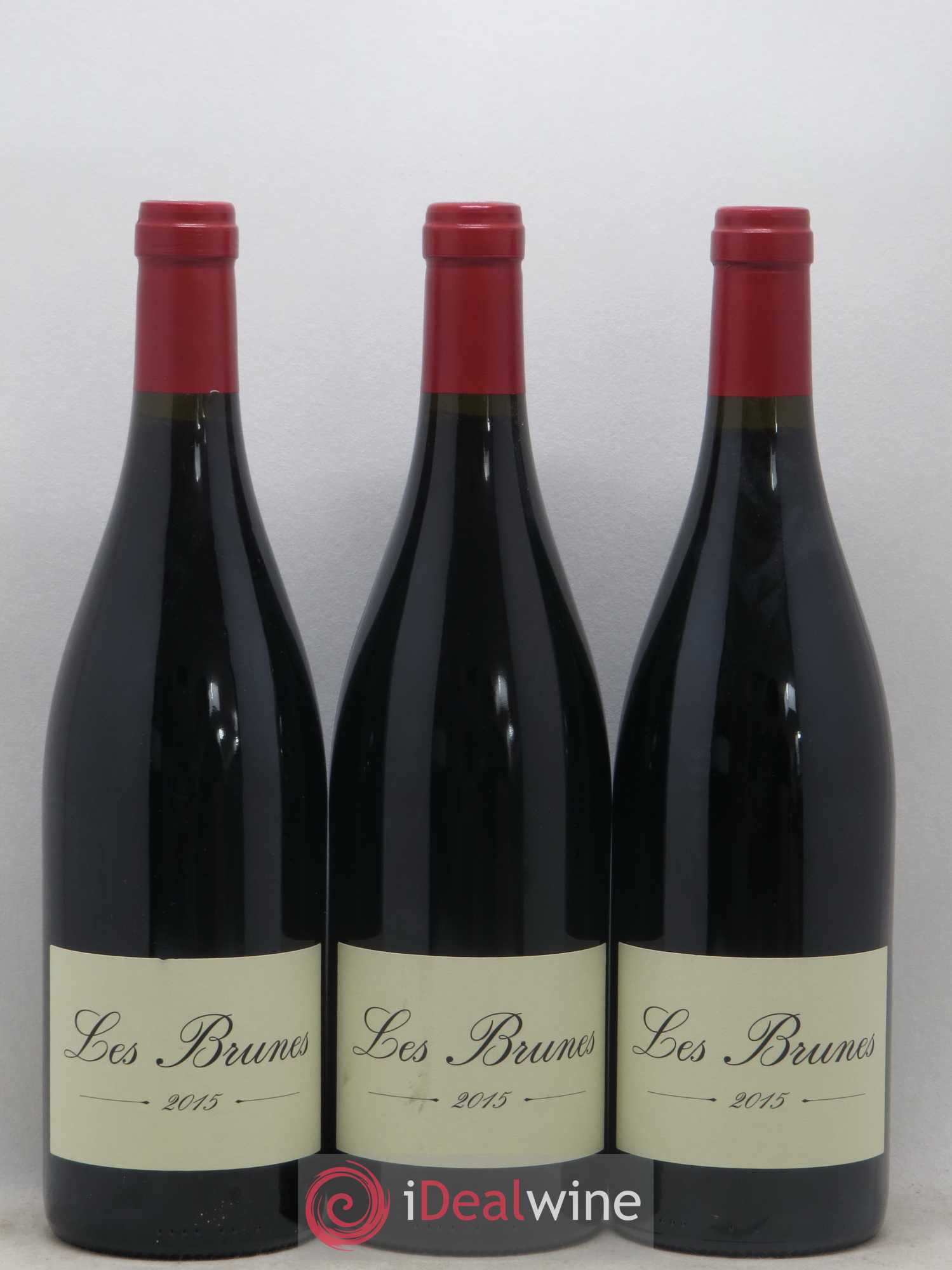 Pays d'Hérault Les Brunes Domaine Les Creisses 2015 - Posten von 3 Flaschen - 0
