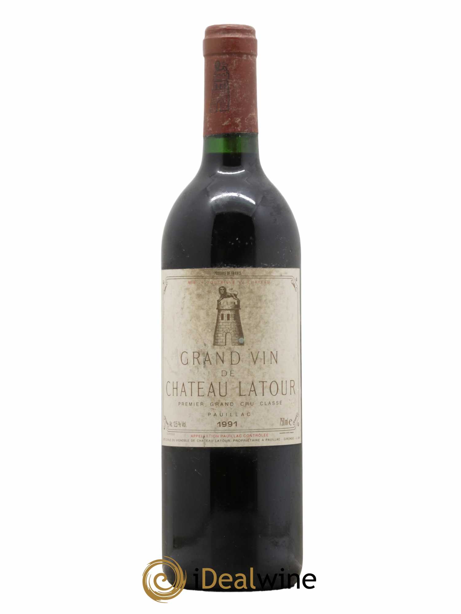 Château Latour 1er Grand Cru Classé 1991 - Lot de 1 bouteille - 0