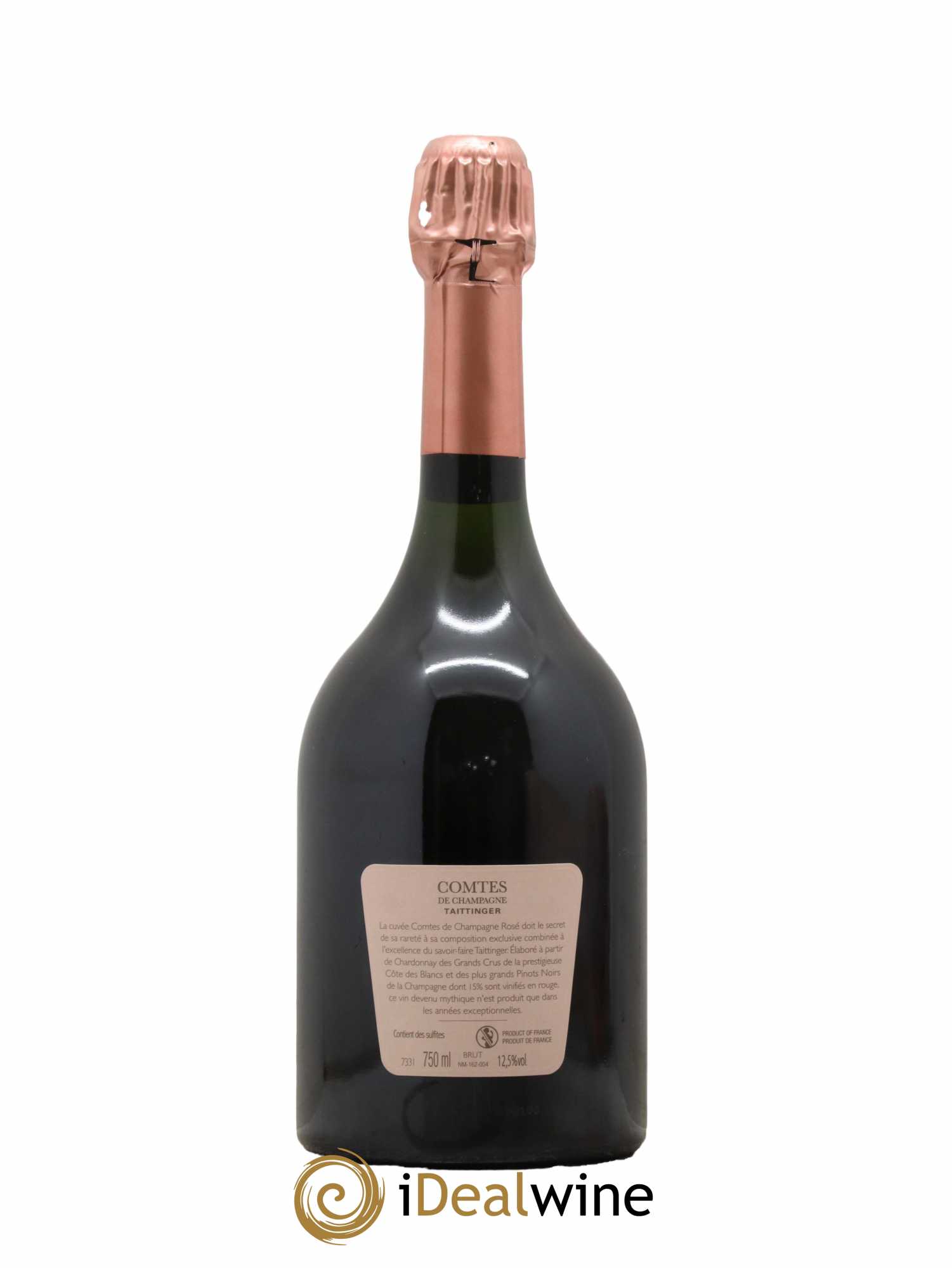 Comtes de Champagne Rosé Grand Cru Brut Taittinger 2009 - Lot de 1 bouteille - 1