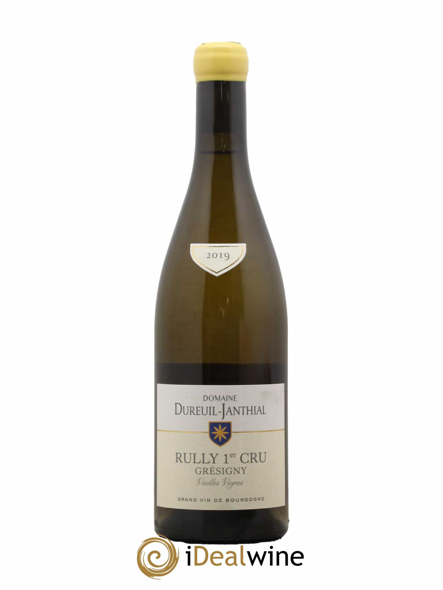 Rully 1er Cru Grésigny Vieilles Vignes Vincent Dureuil-Janthial 2019 - Lot de 1 bouteille - 0