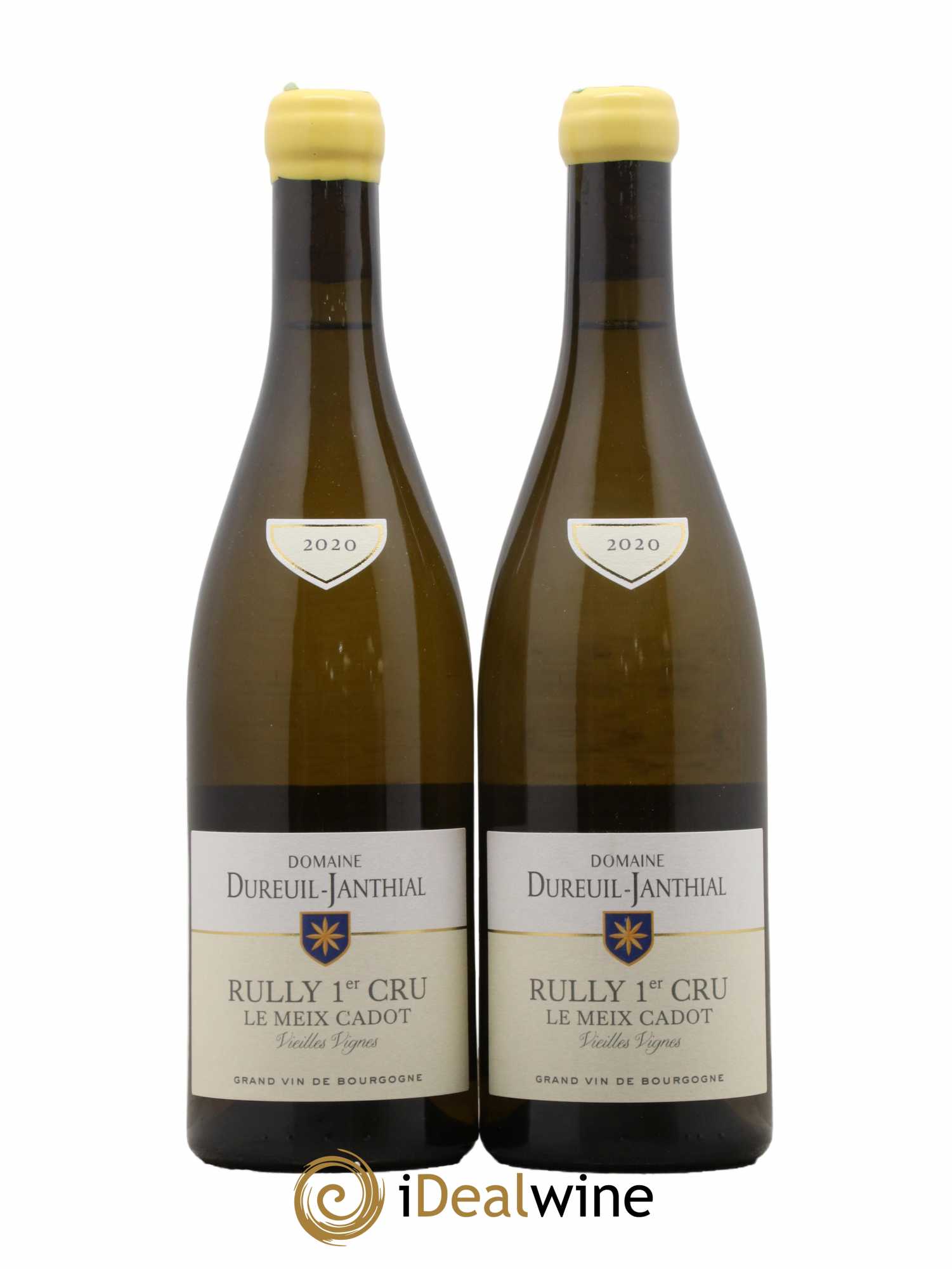 Rully 1er Cru Le Meix Cadot Vieilles Vignes Vincent Dureuil-Janthial 2020 - Posten von 2 Flaschen - 0