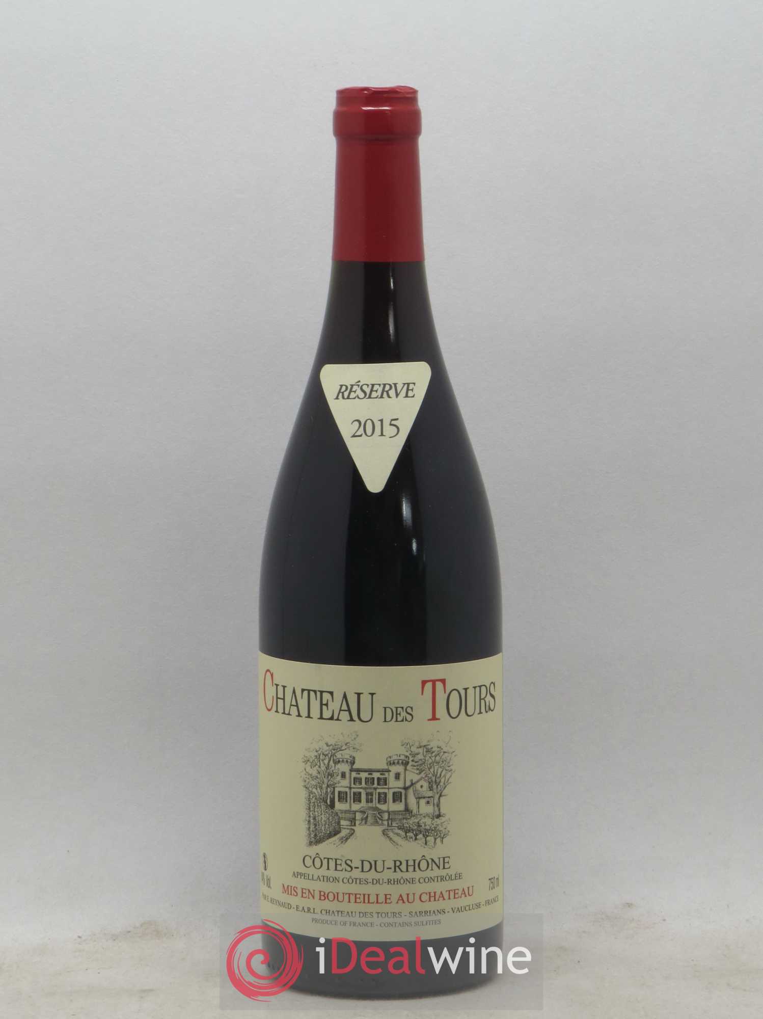 Côtes-du-Rhône Château des Tours Emmanuel Reynaud 2015 - Lot de 1 bouteille - 0