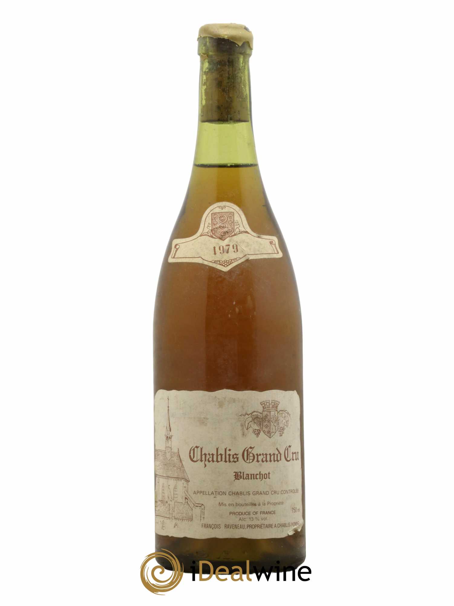 Chablis Grand Cru Blanchot Raveneau (Domaine) 1979 - Lot de 1 bouteille - 0