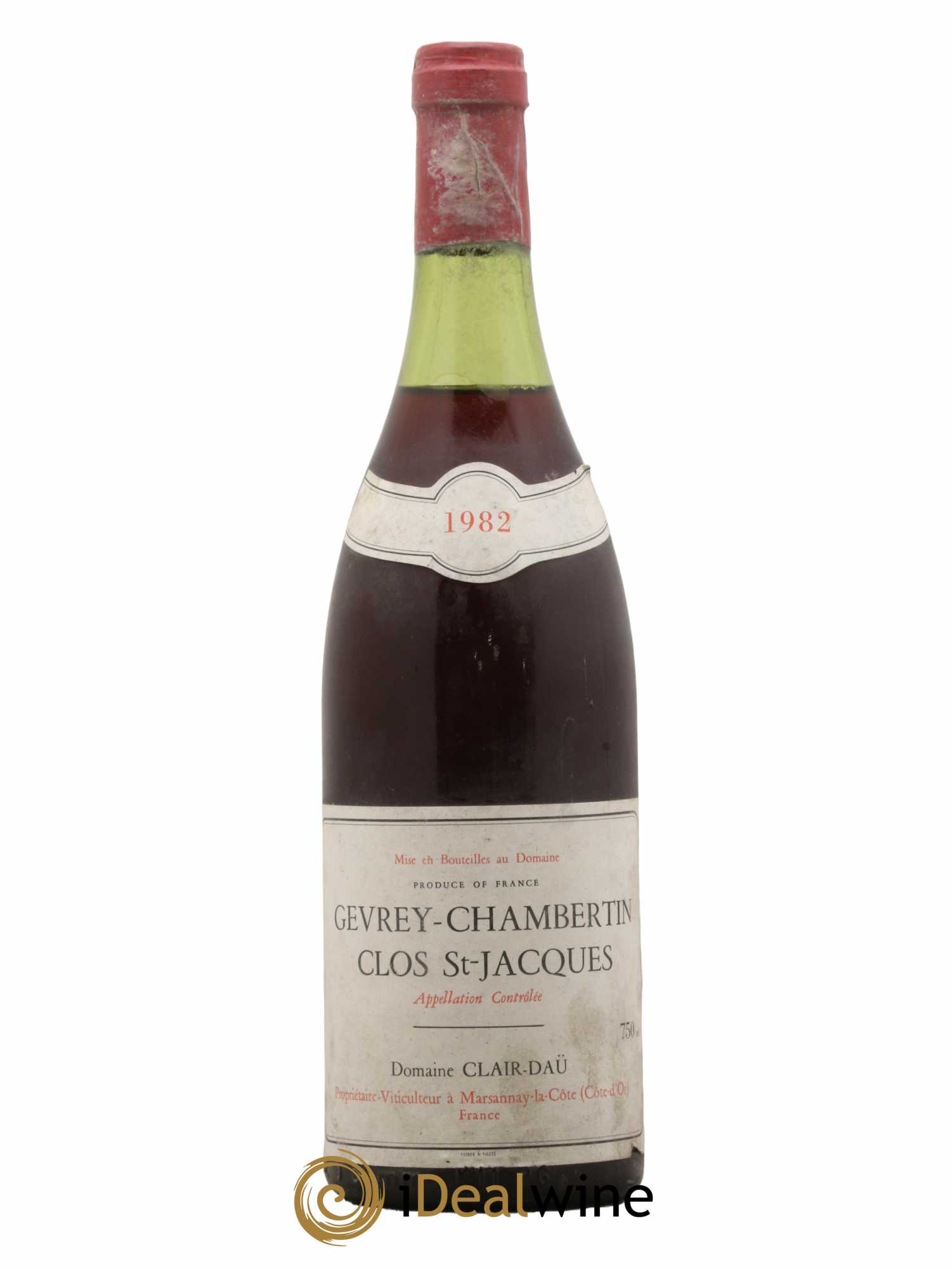 Gevrey-Chambertin 1er Cru Clos Saint Jacques Clair Daü 1982 - Lot de 1 bouteille - 0