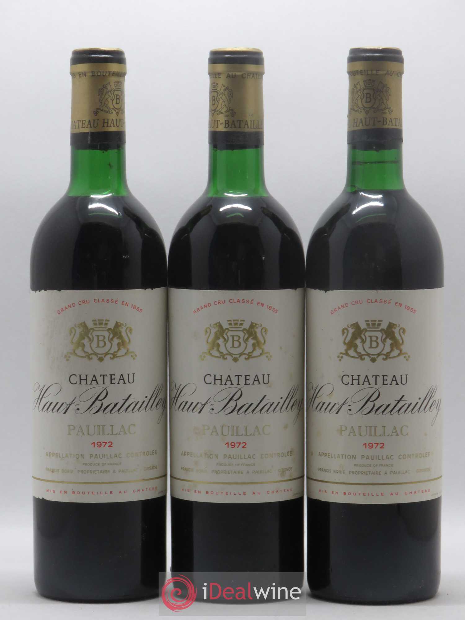 Château Haut Batailley 5ème Grand Cru Classé 1972 - Lot de 11 bouteilles - 2