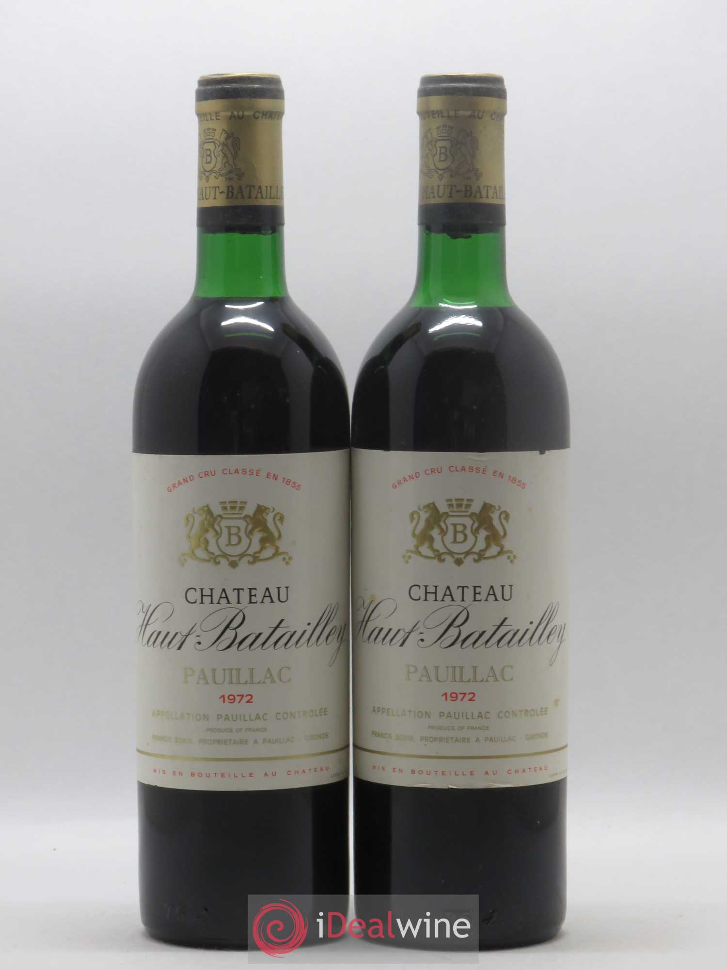 Château Haut Batailley 5ème Grand Cru Classé 1972 - Lot de 11 bouteilles - 4