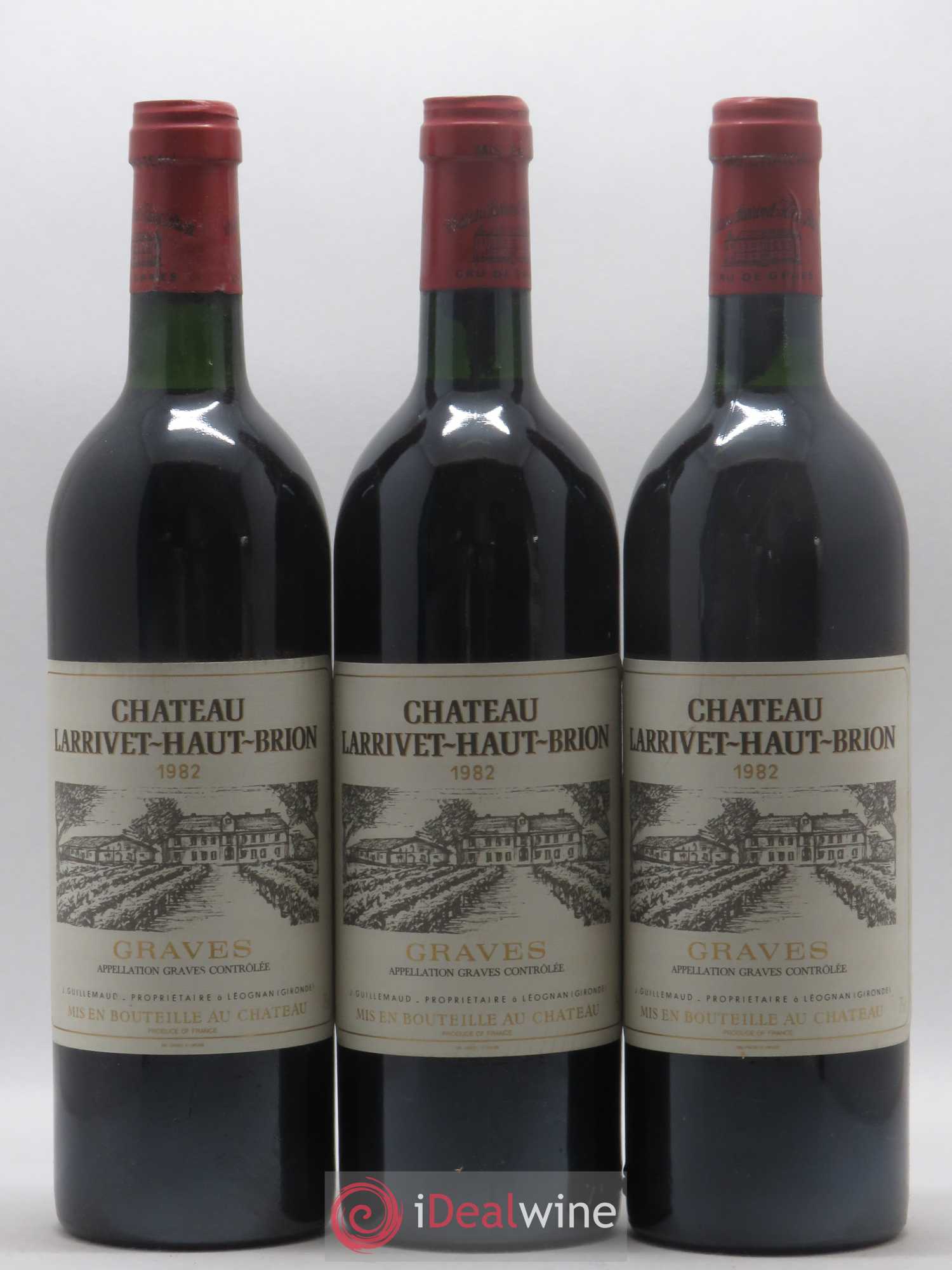 Château Larrivet Haut-Brion 1982 - Lot de 6 bouteilles - 1
