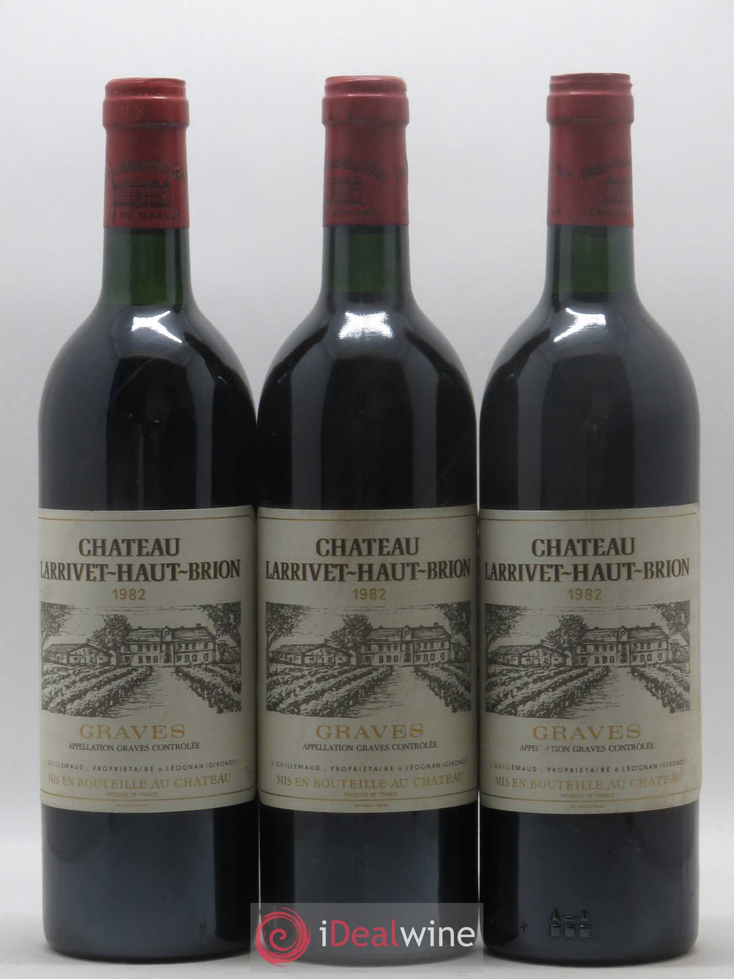 Château Larrivet Haut-Brion 1982 - Lot de 6 bouteilles - 2