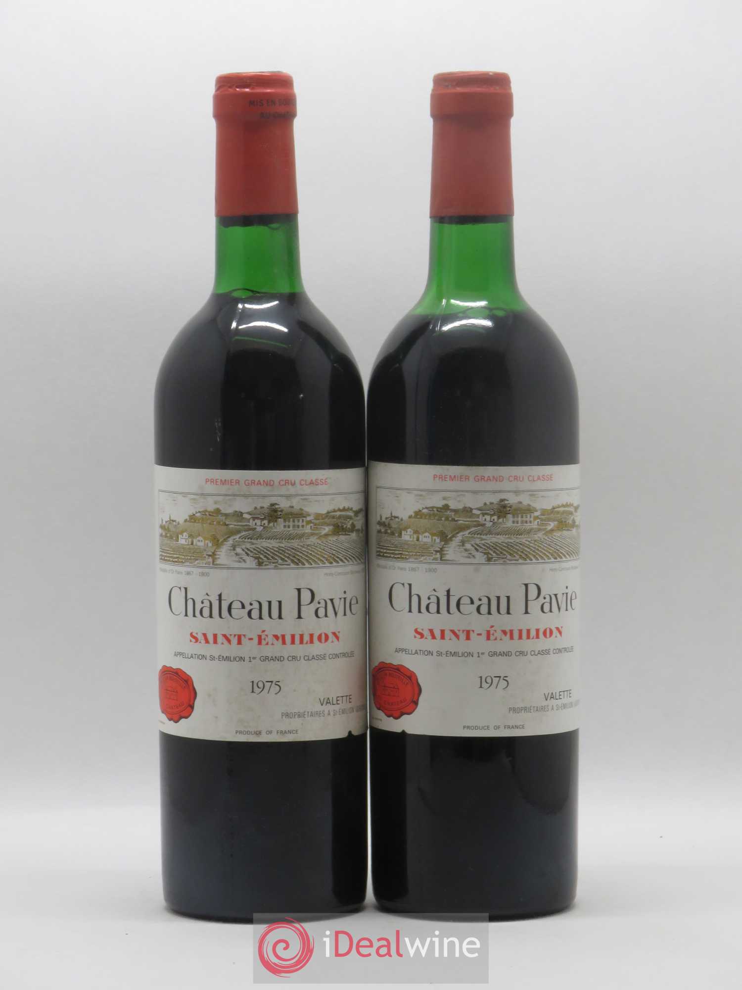Château Pavie 1er Grand Cru Classé A 1975 - Lot de 2 bouteilles - 0