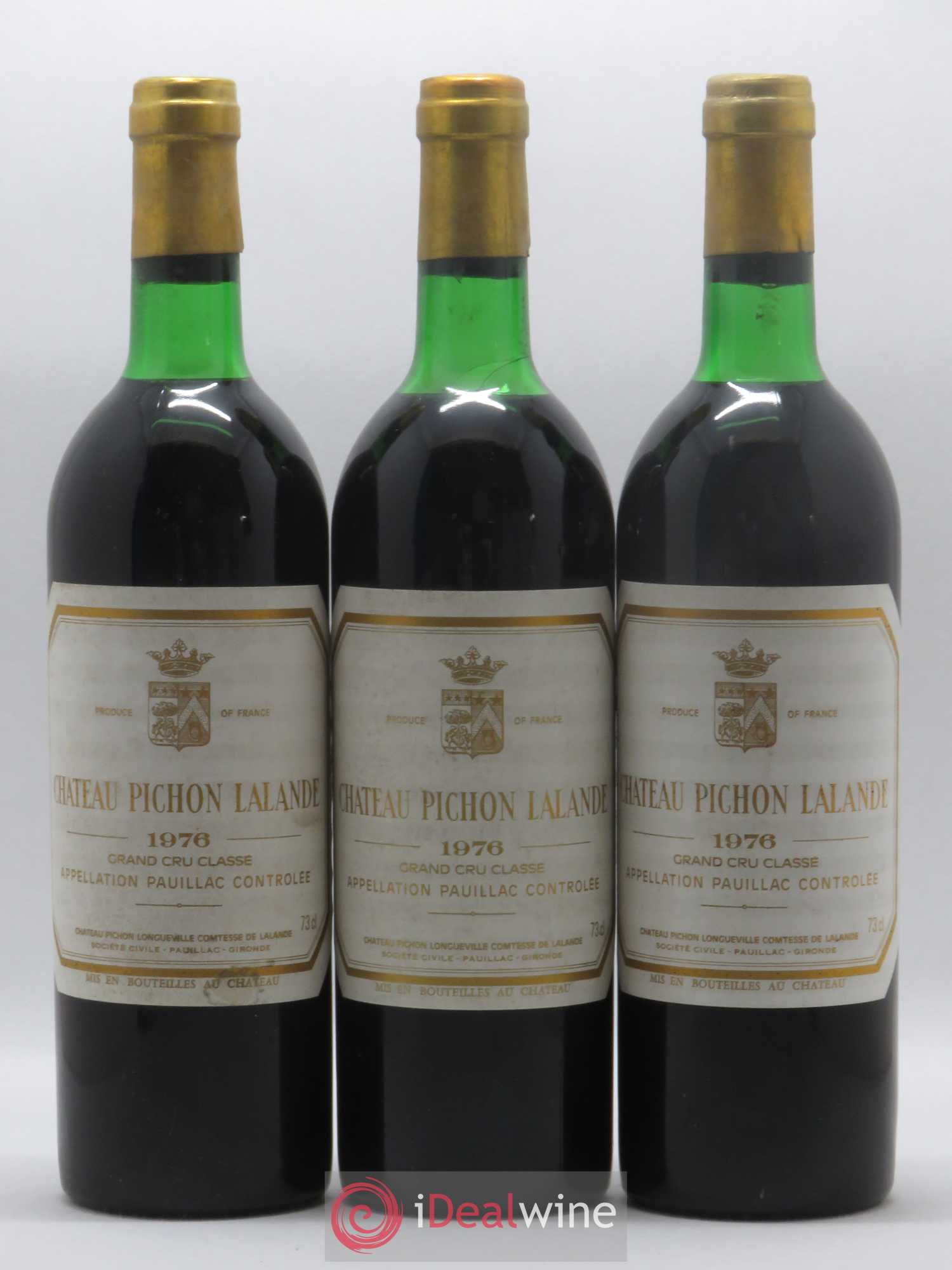 Château Pichon Longueville Comtesse de Lalande 2ème Grand Cru Classé 1976 - Lot de 6 bouteilles - 2