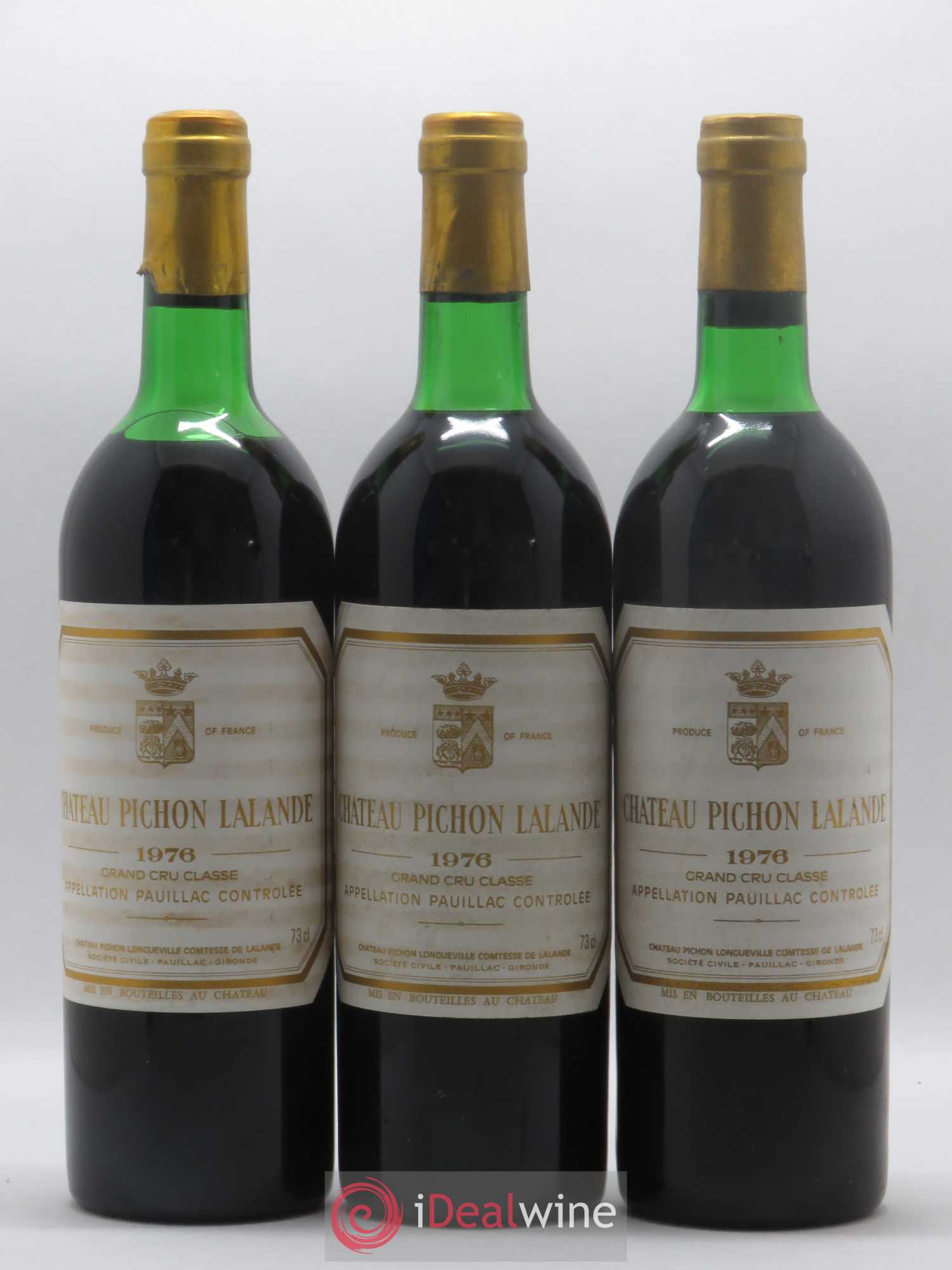 Château Pichon Longueville Comtesse de Lalande 2ème Grand Cru Classé 1976 - Lot de 12 bouteilles - 3