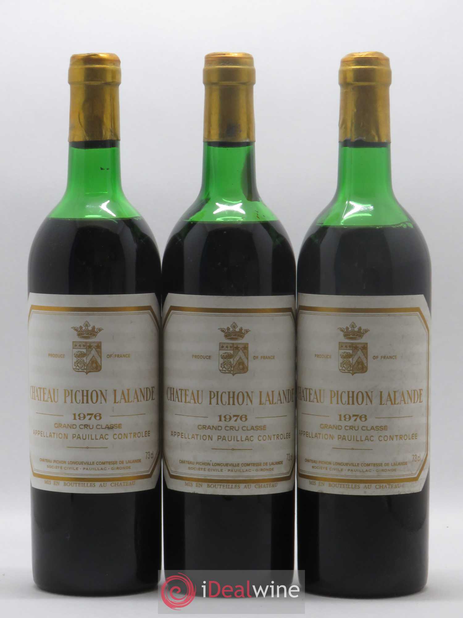Château Pichon Longueville Comtesse de Lalande 2ème Grand Cru Classé 1976 - Lot de 12 bouteilles - 4