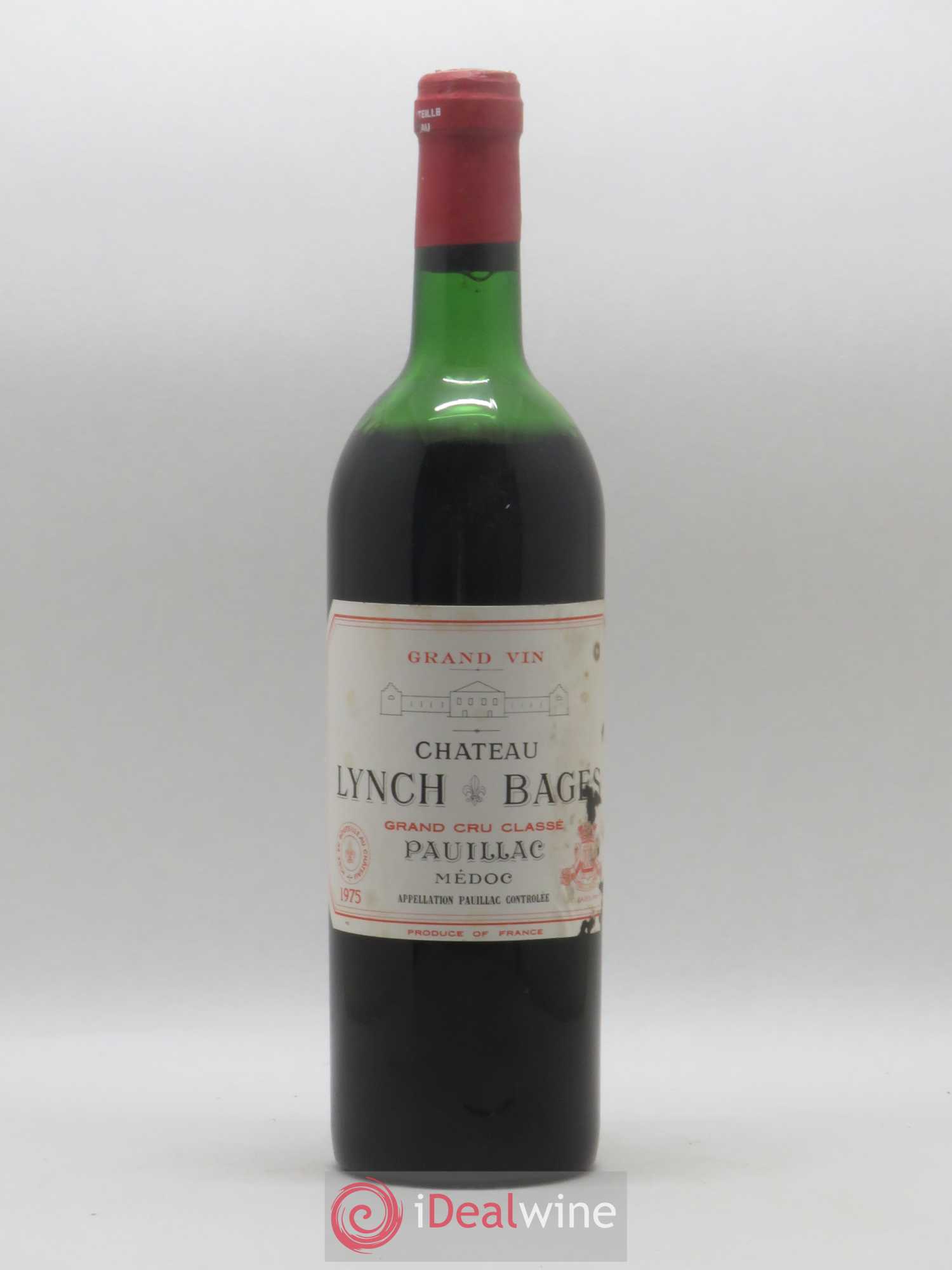 Château Lynch Bages 5ème Grand Cru Classé 1975 - Lot de 1 bouteille - 0