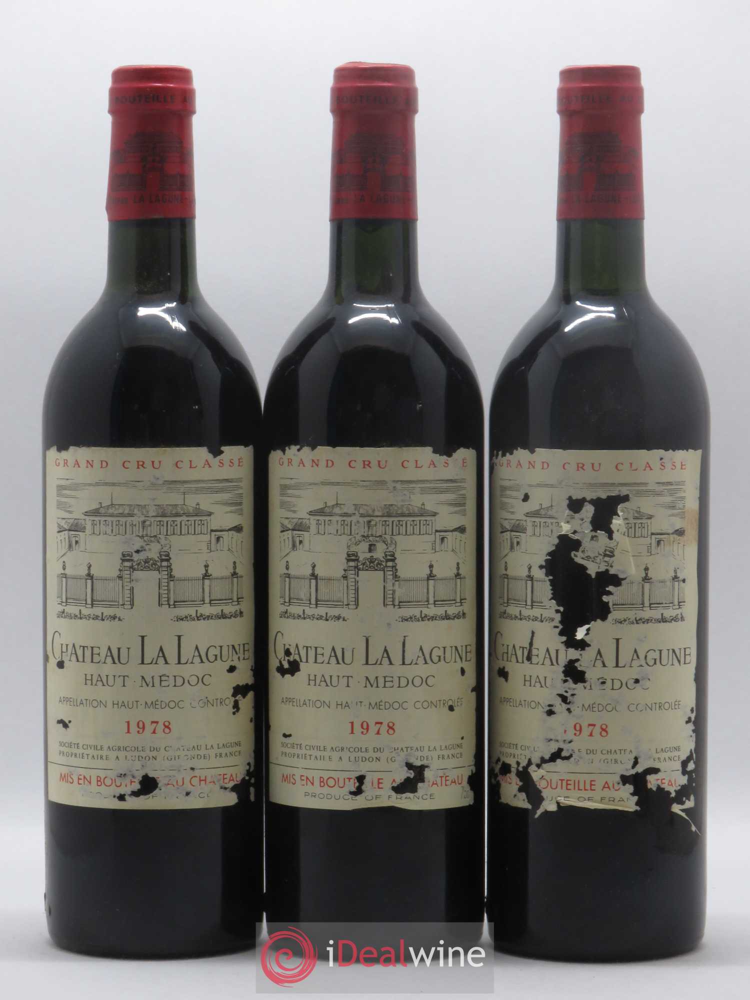 Château la Lagune 3ème Grand Cru Classé 1978 - Lot de 12 bouteilles - 2