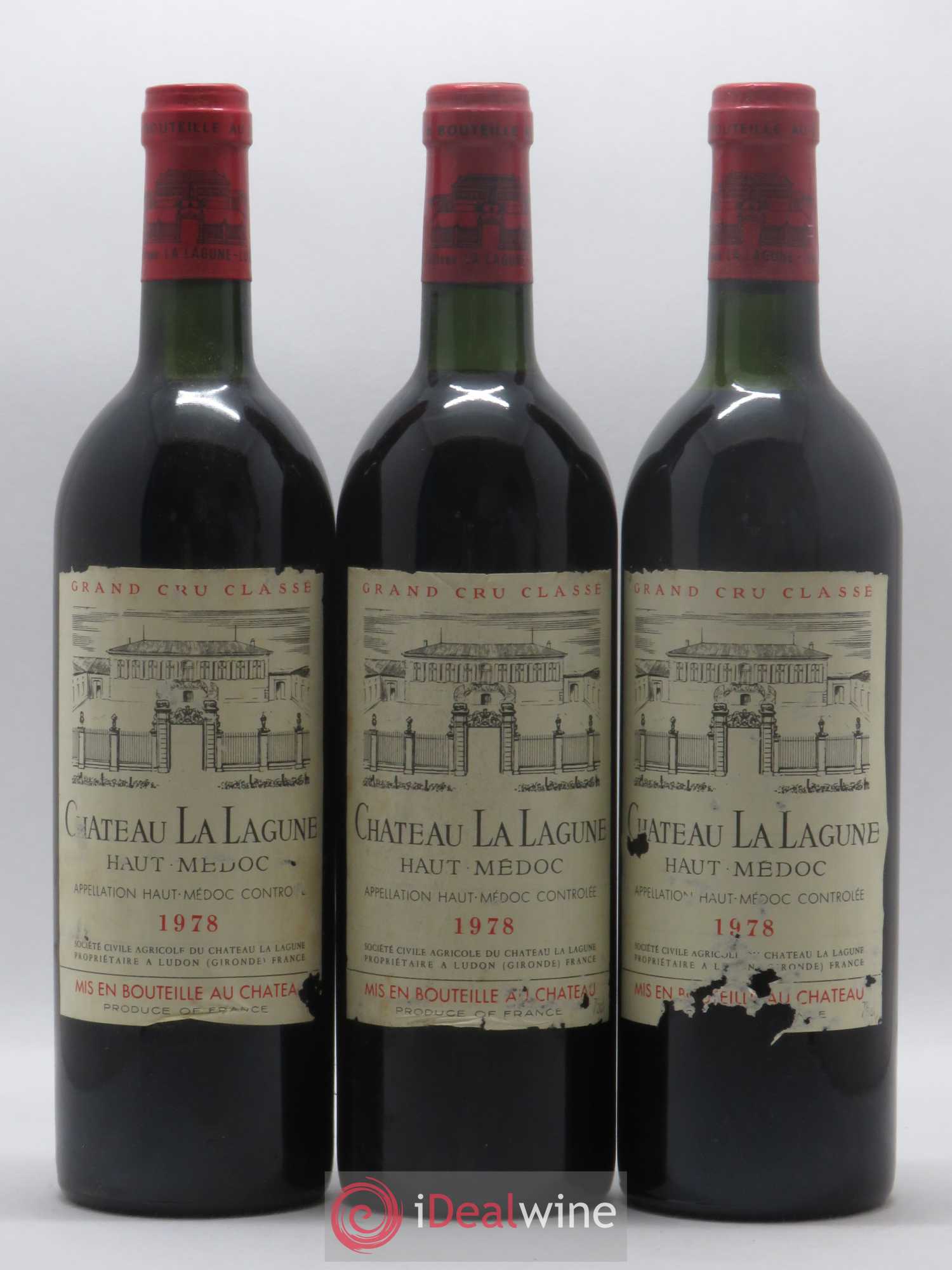 Château la Lagune 3ème Grand Cru Classé 1978 - Lot de 12 bouteilles - 3