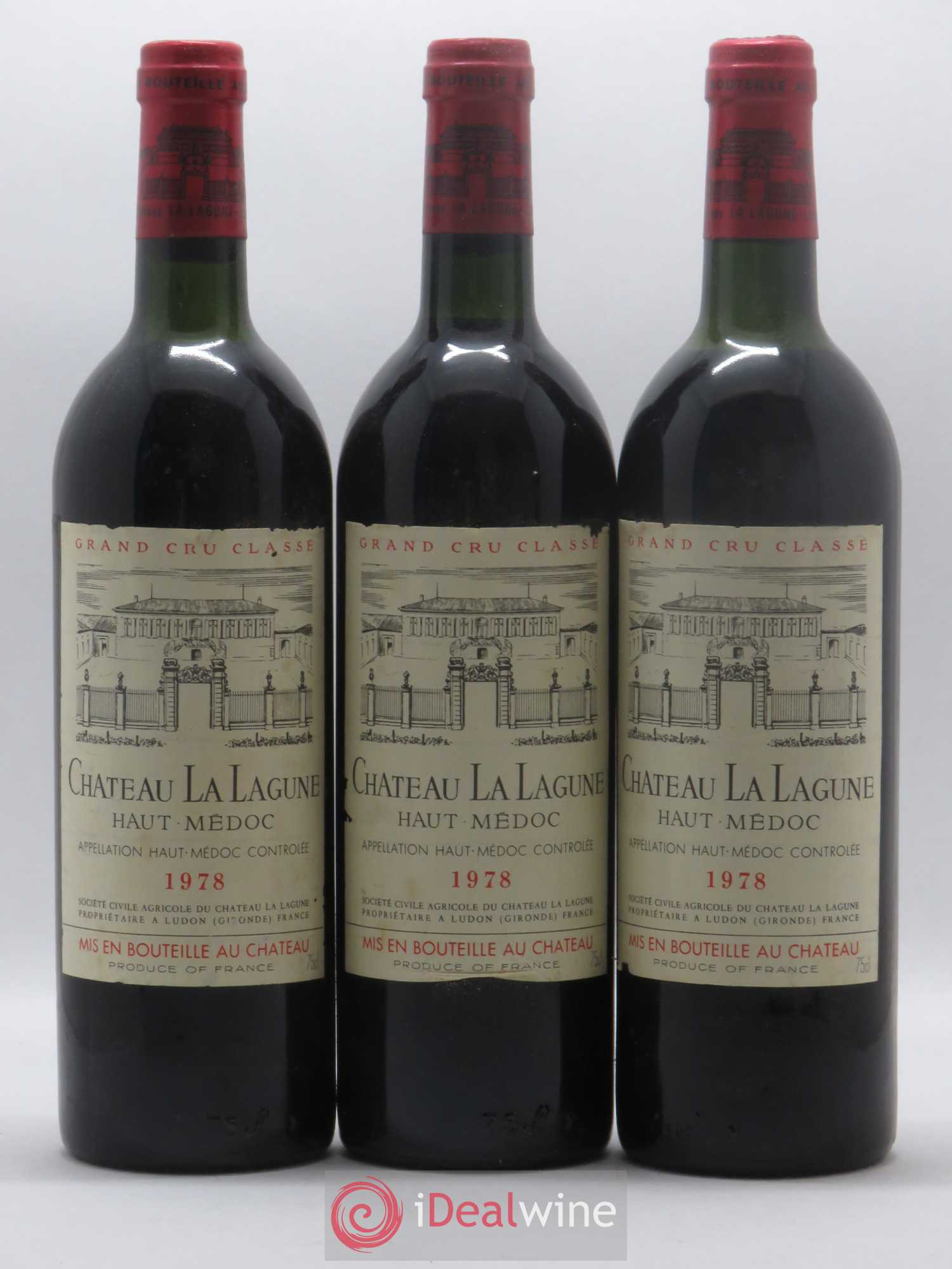 Château la Lagune 3ème Grand Cru Classé 1978 - Lot de 12 bouteilles - 1