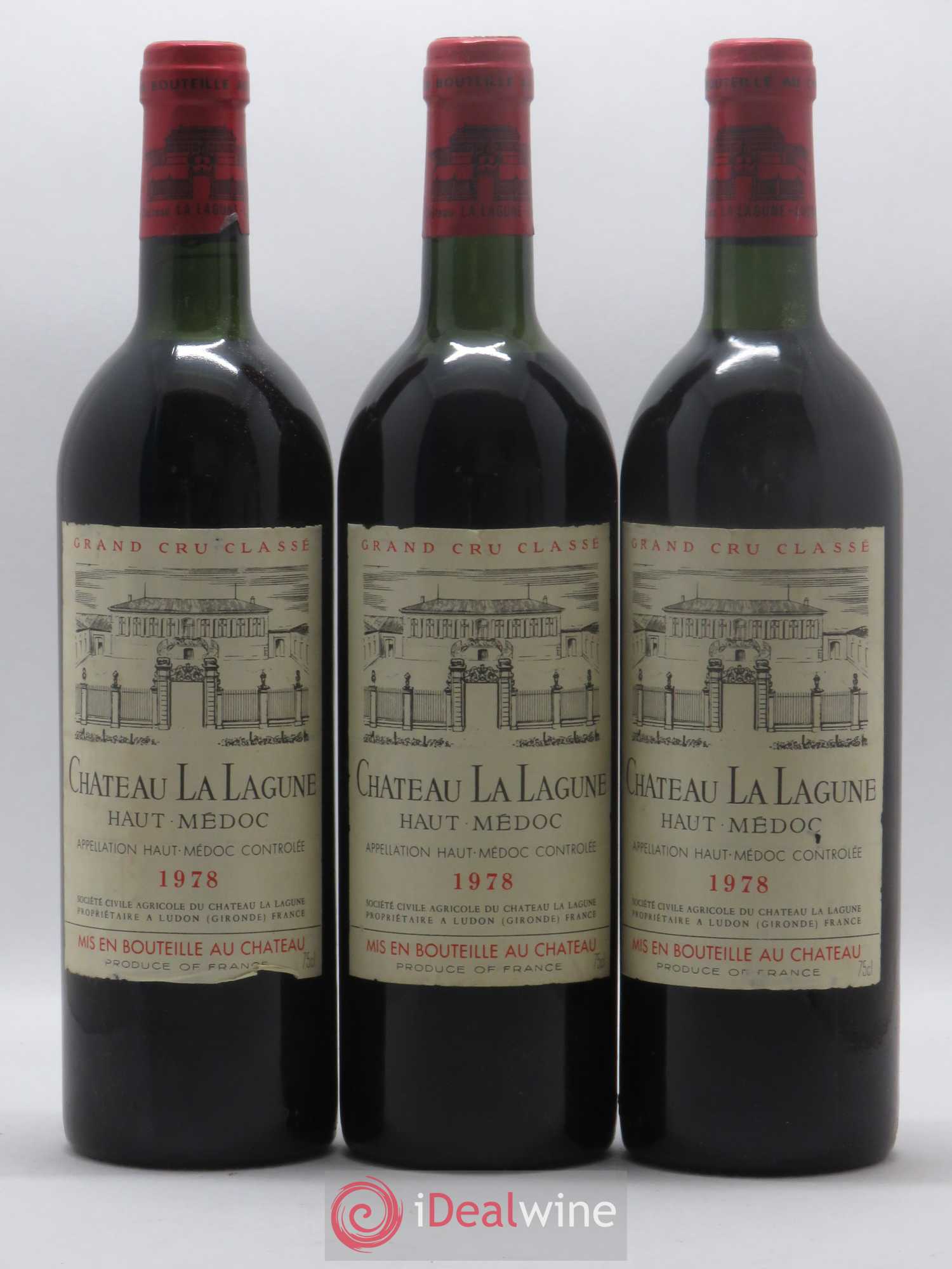Château la Lagune 3ème Grand Cru Classé 1978 - Lot de 12 bouteilles - 4